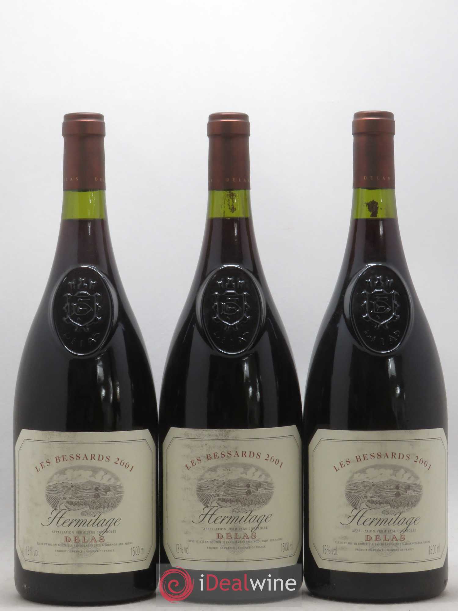 Hermitage Les Bessards Delas Frères 2001 - Lot de 3 magnums - 0