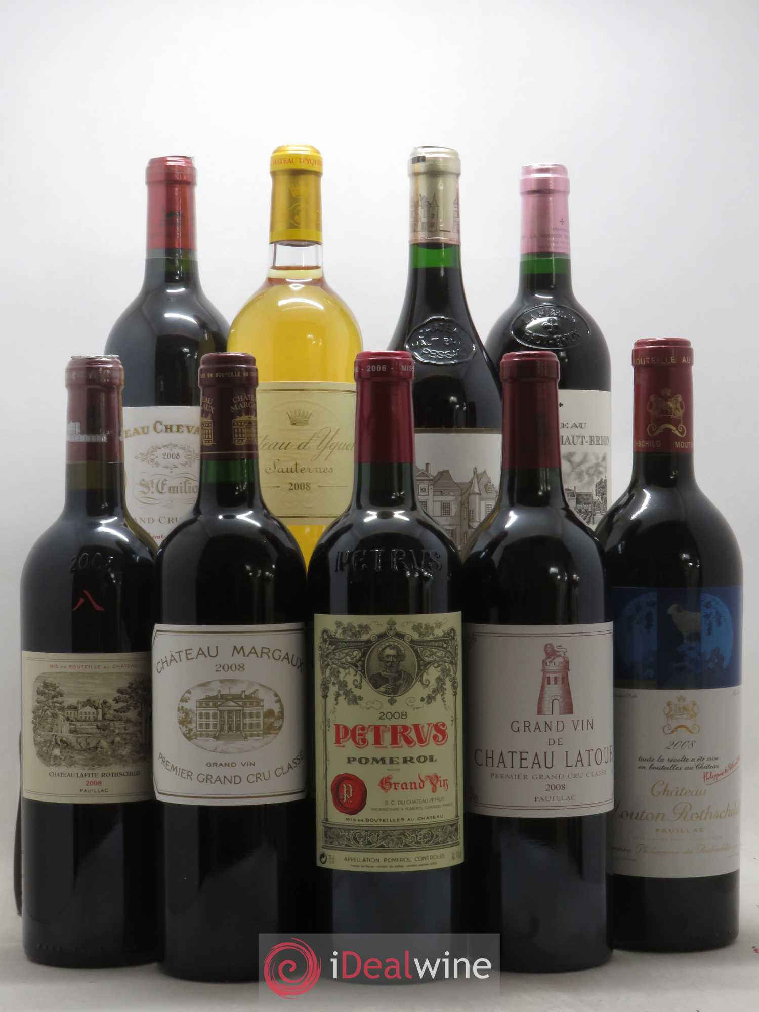 Caisse Collection Duclot 2008 2008 - Lot de 9 bouteilles - 0