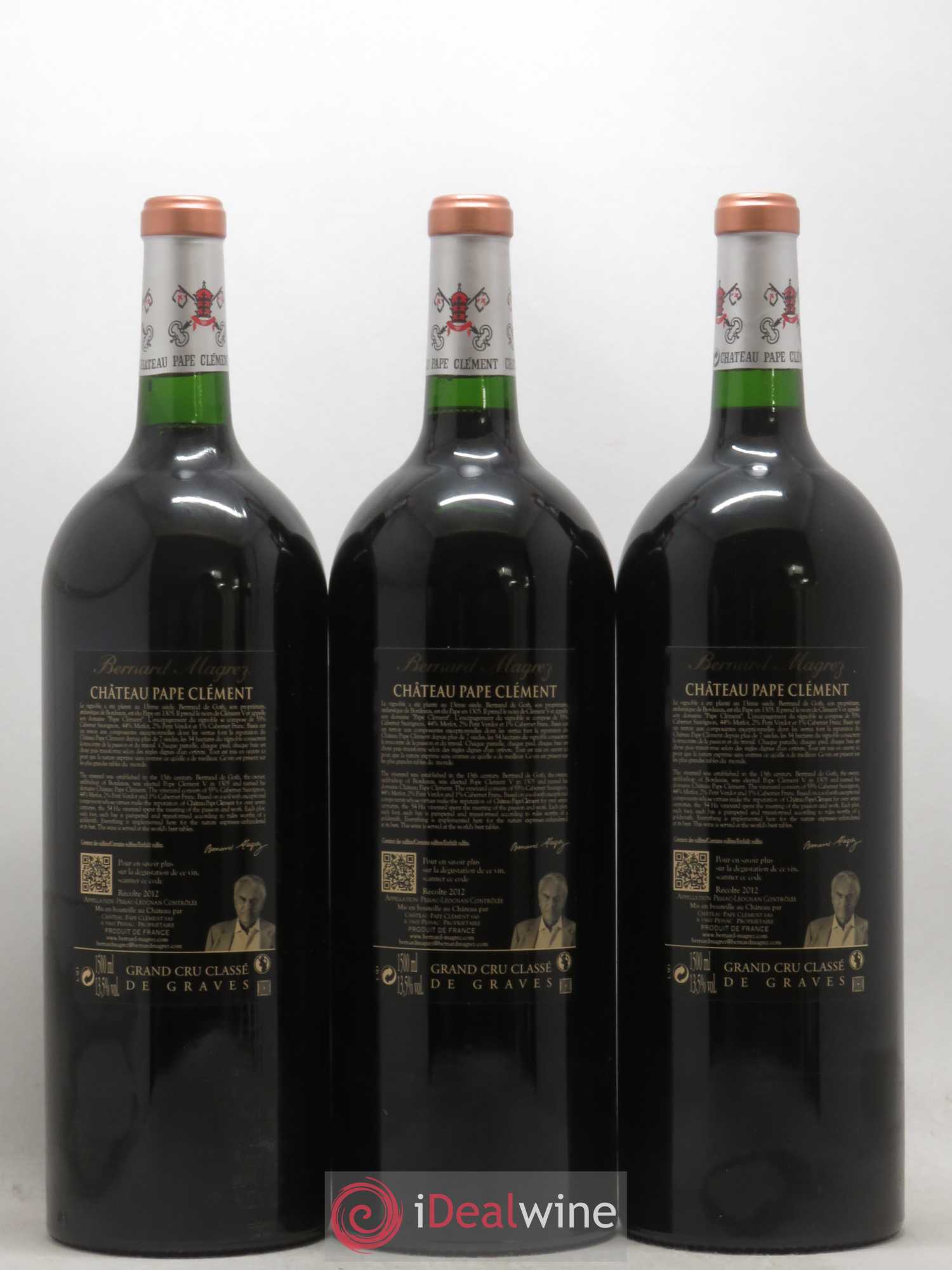 Château Pape Clément Cru Classé de Graves 2012 - Lot de 6 magnums - 4