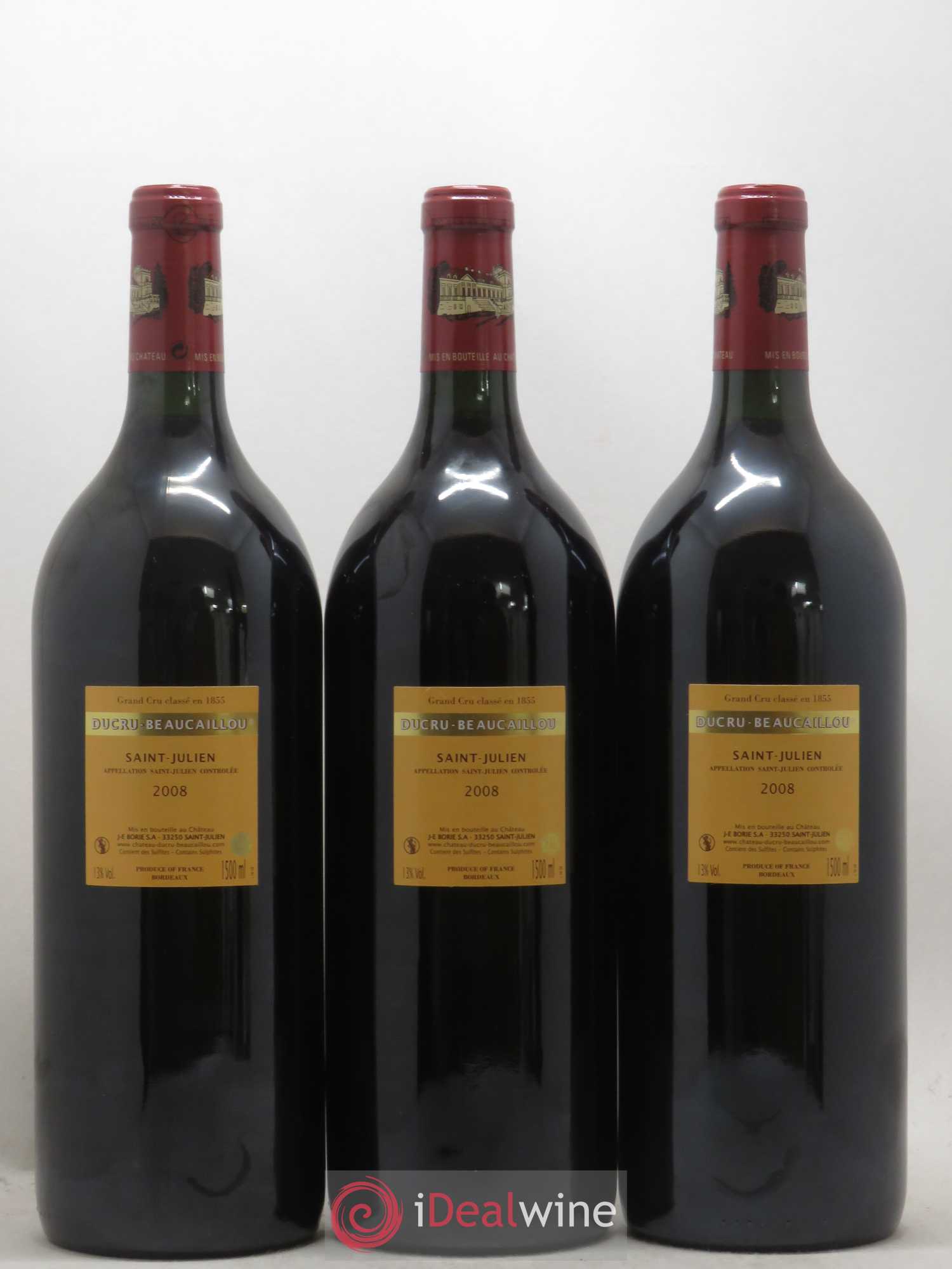 Château Ducru Beaucaillou 2ème Grand Cru Classé 2008 - Lot de 6 magnums - 4
