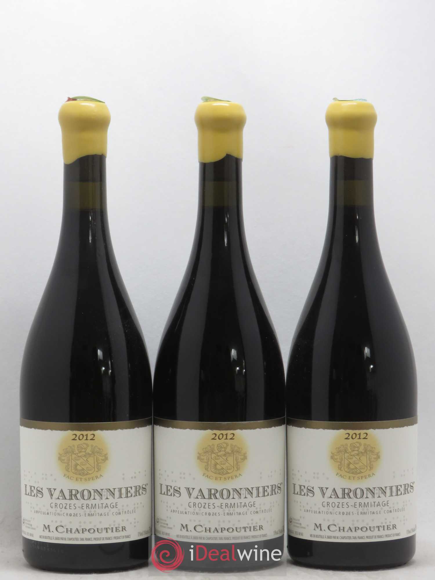 Crozes-Hermitage Les Varonniers Chapoutier 2012 - Lot de 6 bouteilles - 1