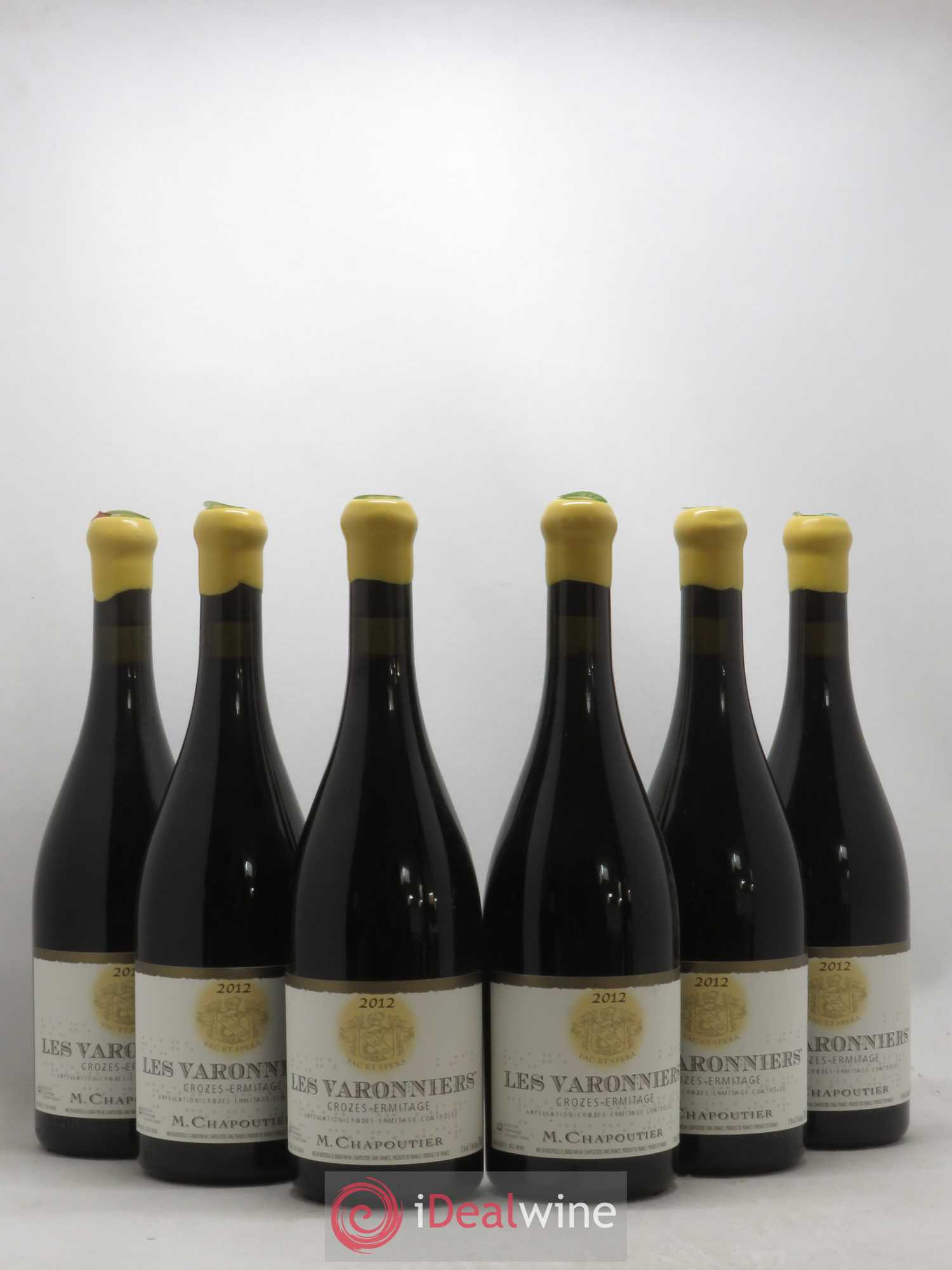 Crozes-Hermitage Les Varonniers Chapoutier 2012 - Lot de 6 bouteilles - 0