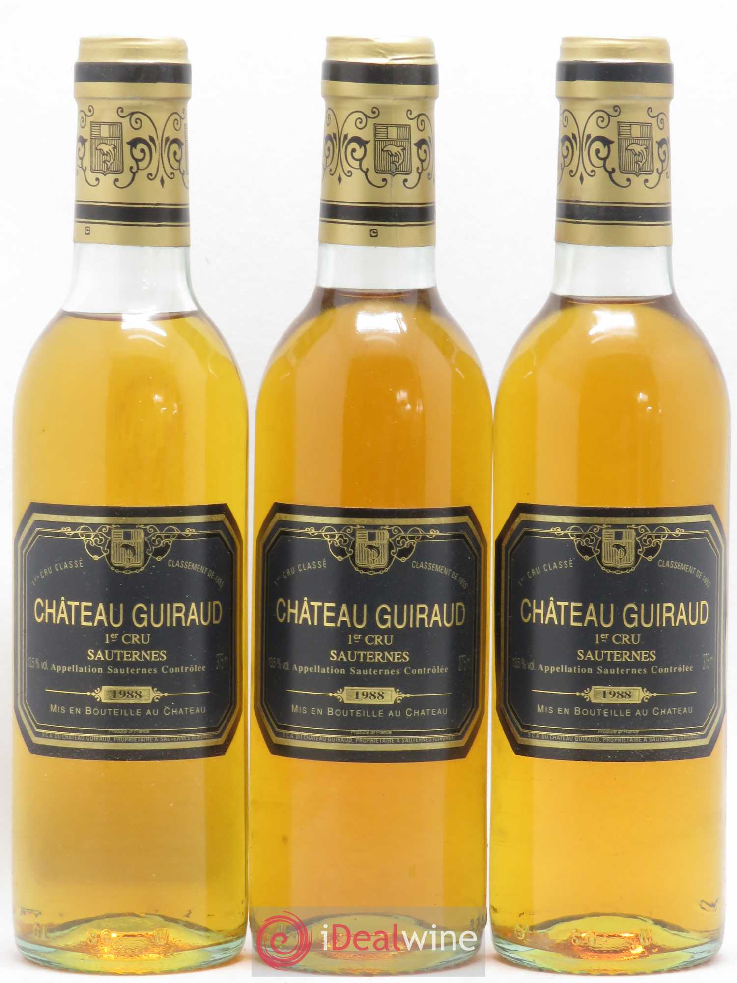Château Guiraud 1er Grand Cru Classé 1988 - Posten von 24 Demi-Flaschen - 1