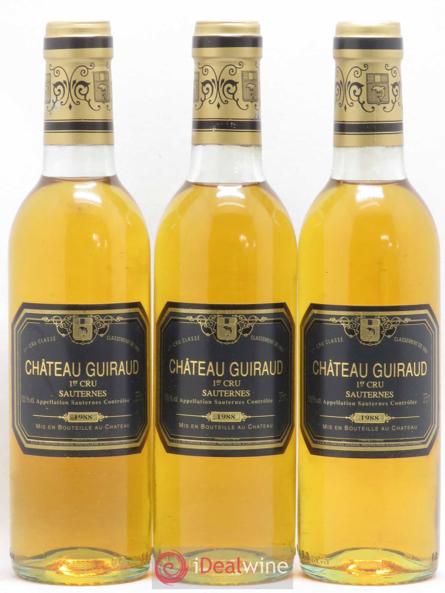 Château Guiraud 1er Grand Cru Classé 1988 - Posten von 24 Demi-Flaschen - 2