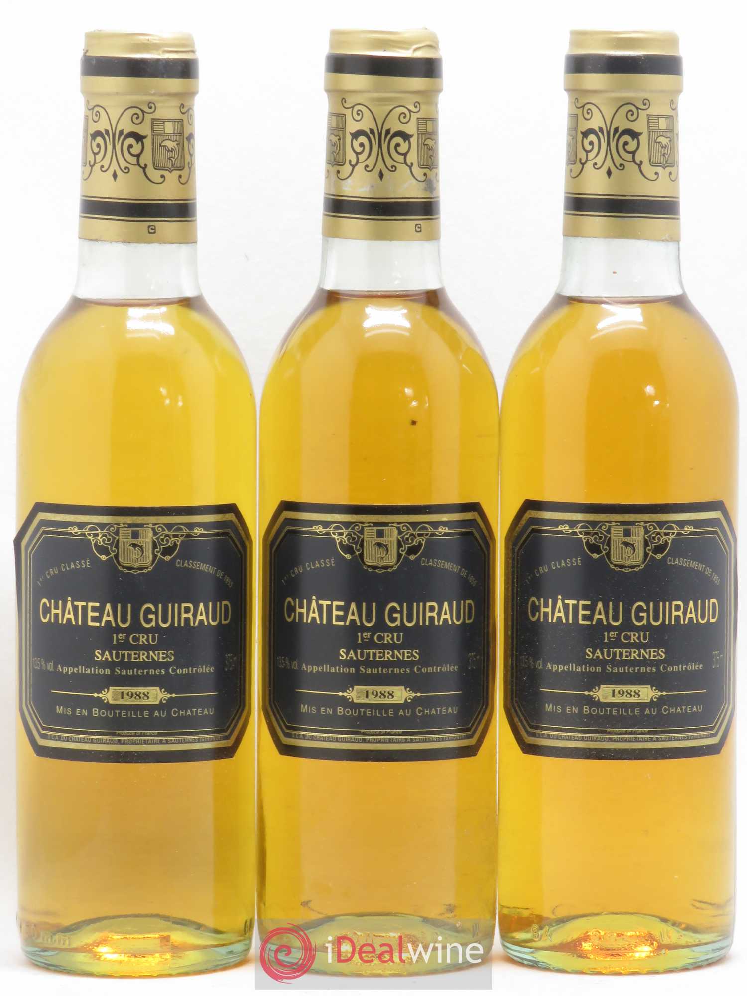 Château Guiraud 1er Grand Cru Classé 1988 - Posten von 24 Demi-Flaschen - 3