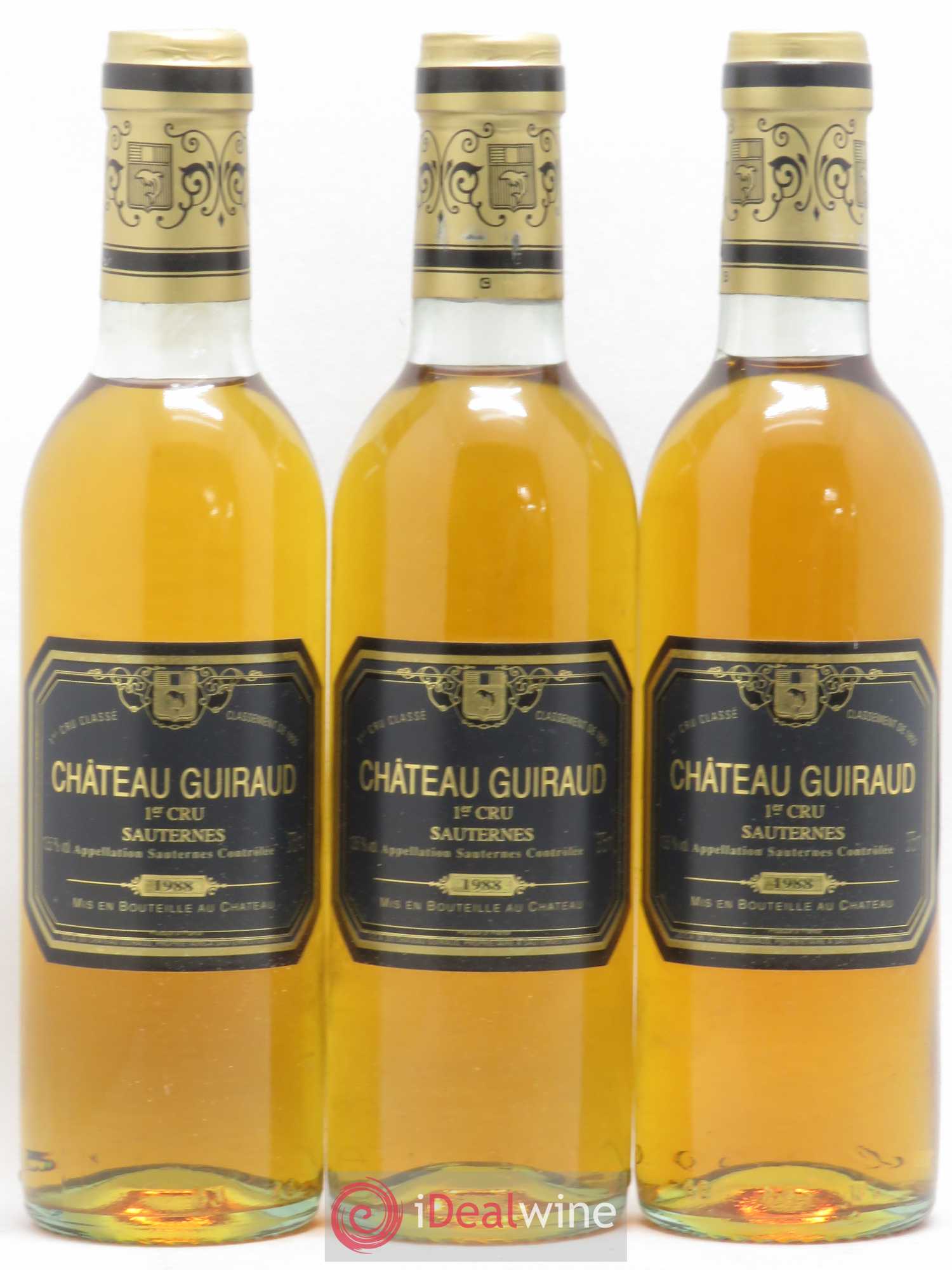 Château Guiraud 1er Grand Cru Classé 1988 - Posten von 24 Demi-Flaschen - 5