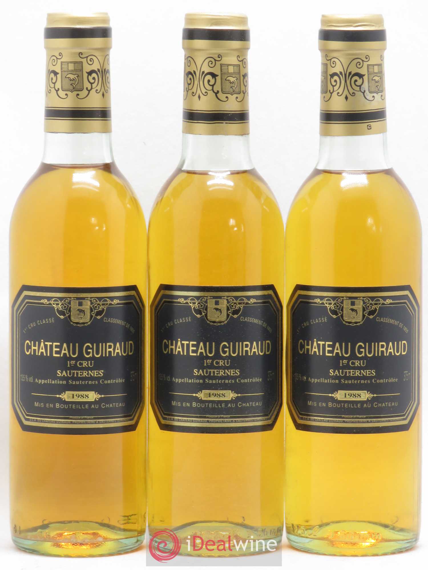 Château Guiraud 1er Grand Cru Classé 1988 - Posten von 24 Demi-Flaschen - 6