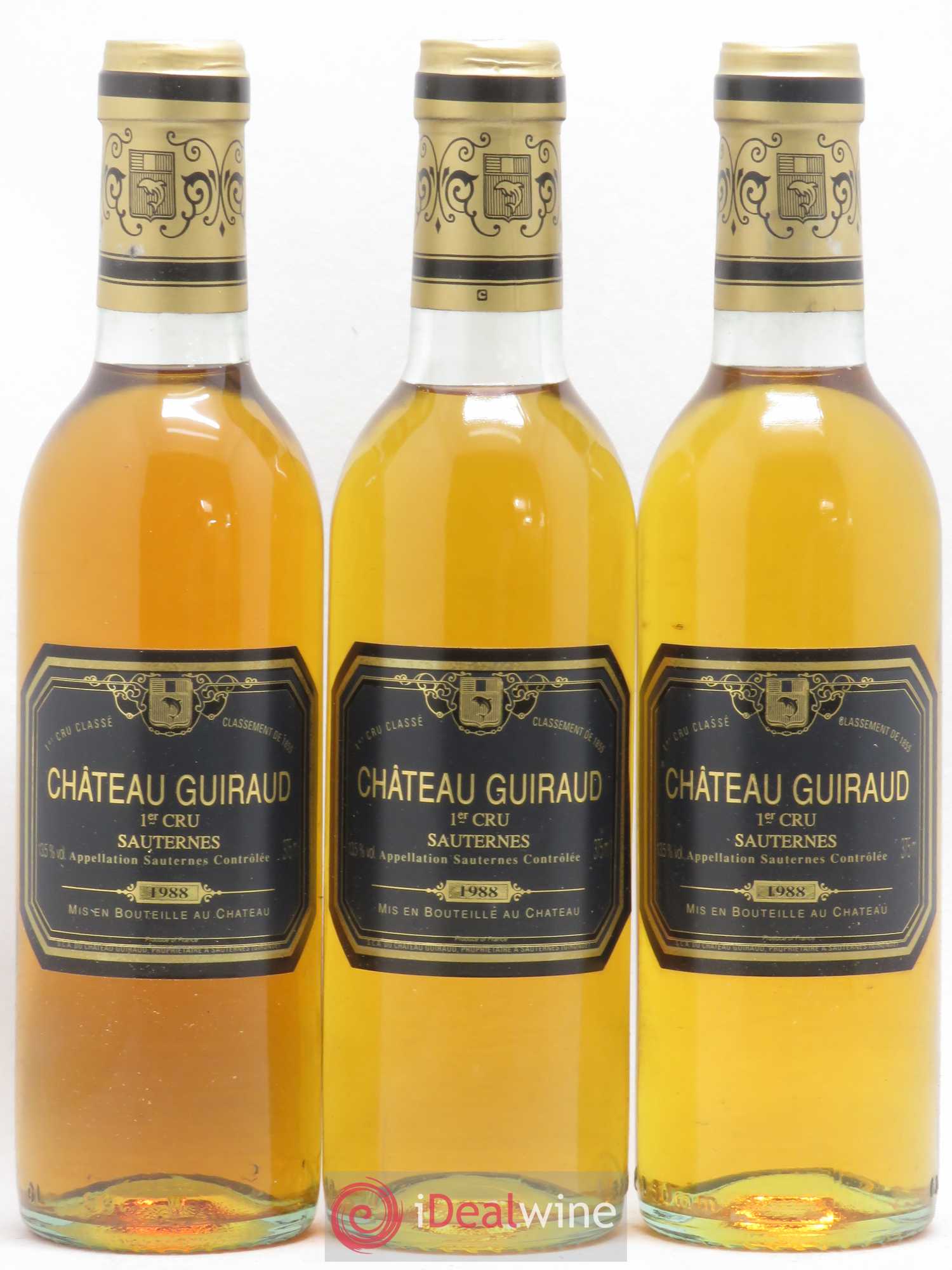 Château Guiraud 1er Grand Cru Classé 1988 - Posten von 24 Demi-Flaschen - 7