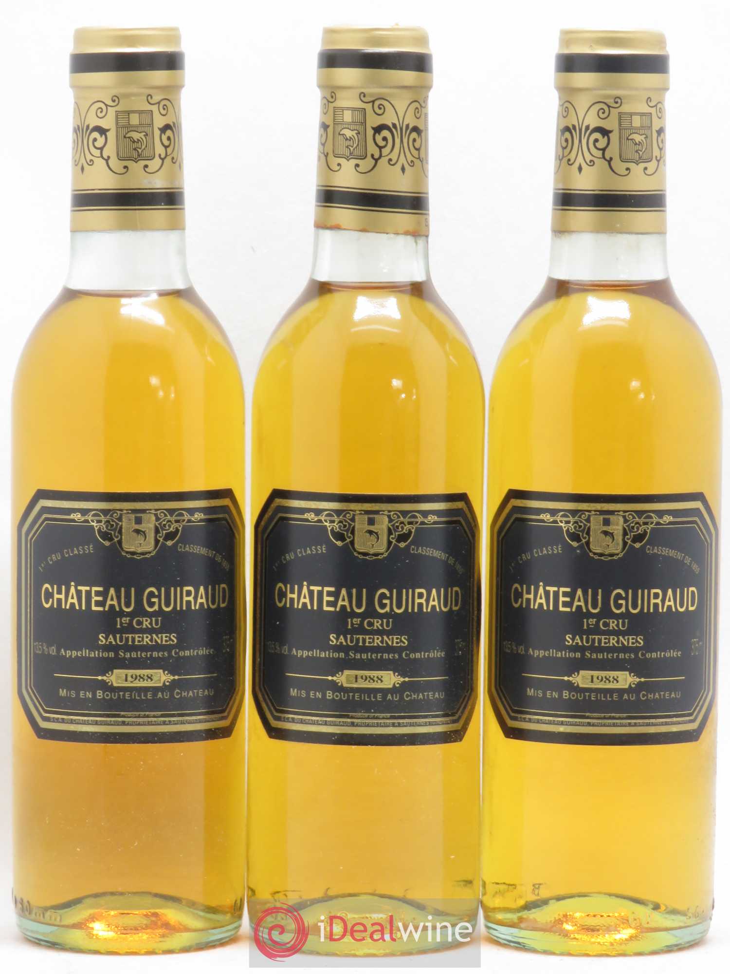 Château Guiraud 1er Grand Cru Classé 1988 - Posten von 24 Demi-Flaschen - 8