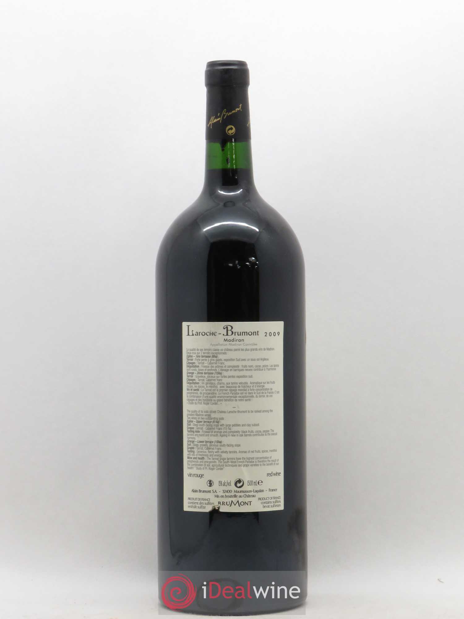 Madiran Eglise Laroche-Brumont 2009 - Lot of 1 magnum - 1