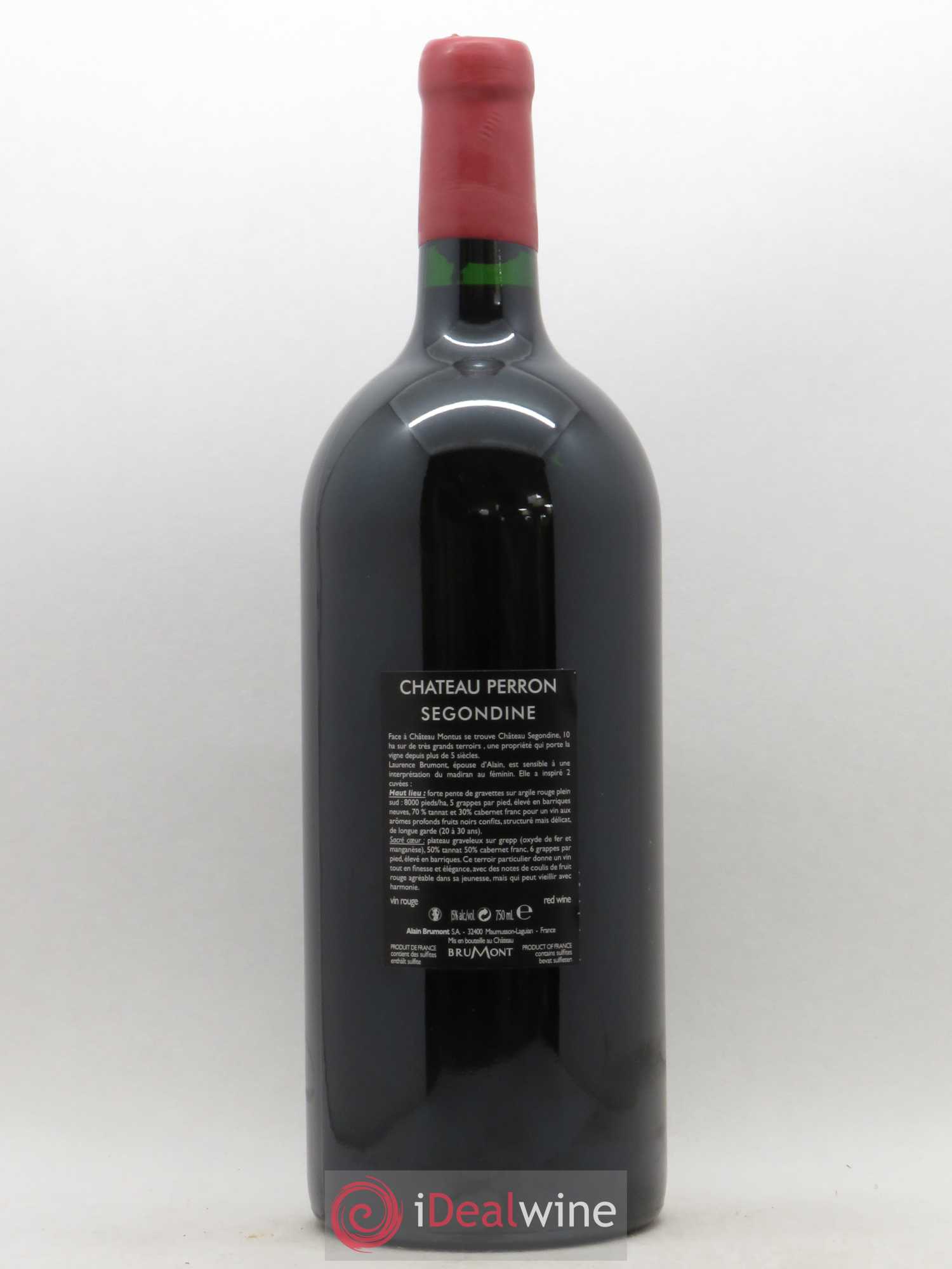 Madiran Haut Lieu Château Perron Segondine Laurence Brumont 2009 - Lot of 1 double magnum - 1