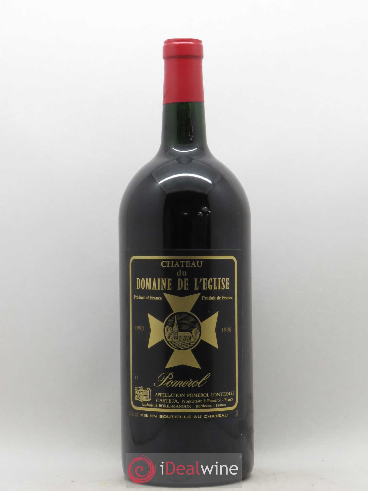 Château du Domaine de l'Église 1990 - Lot de 1 double magnum - 0