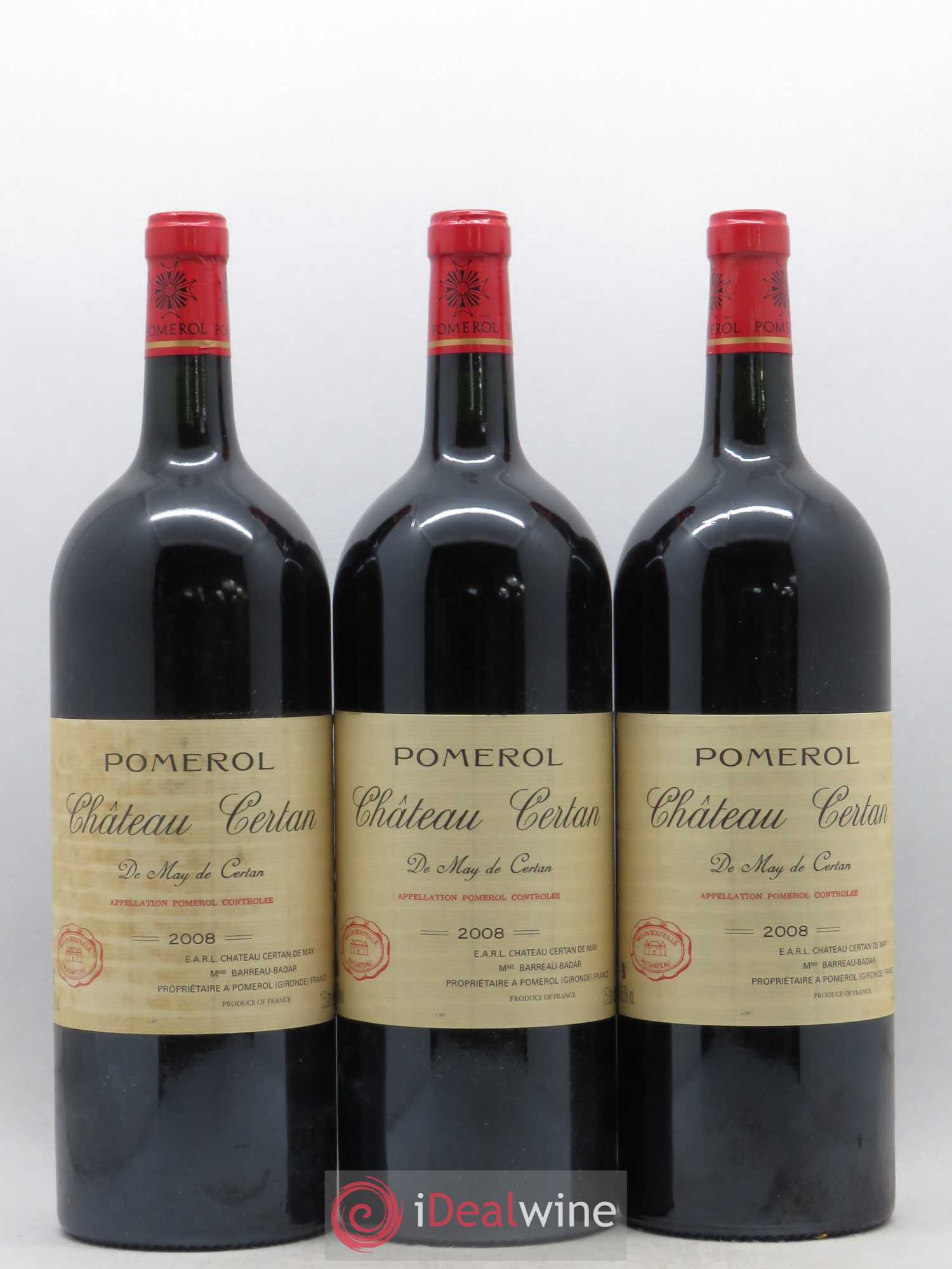 Château Certan de May 2008 - Lot de 6 magnums - 2