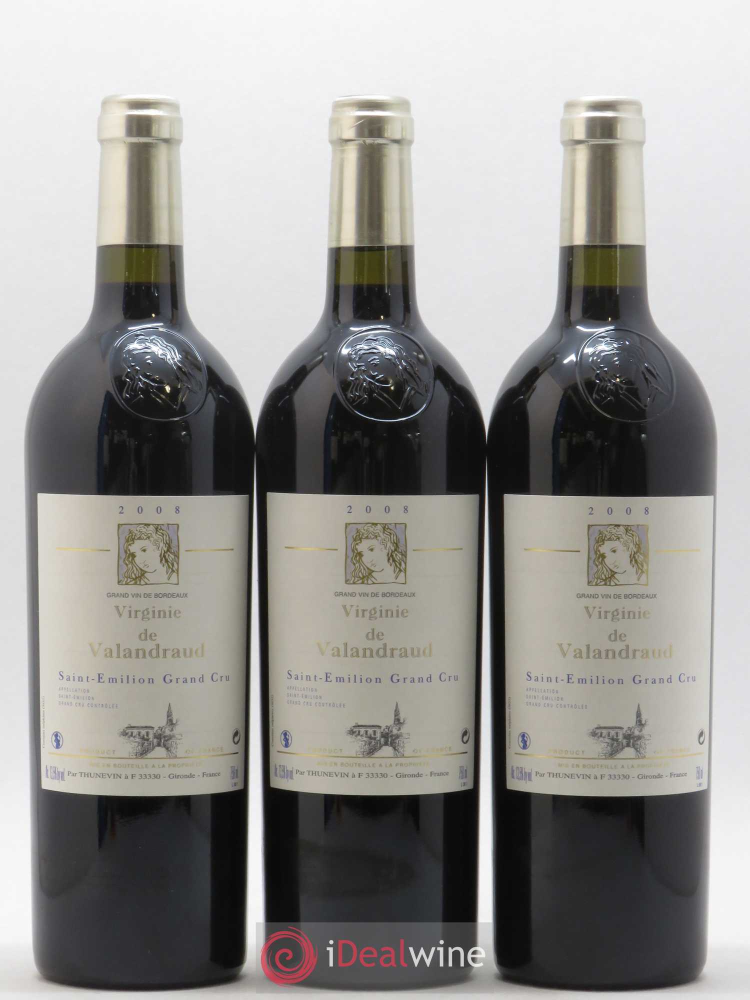 Virginie de Valandraud 2008 - Lot de 6 bouteilles - 2