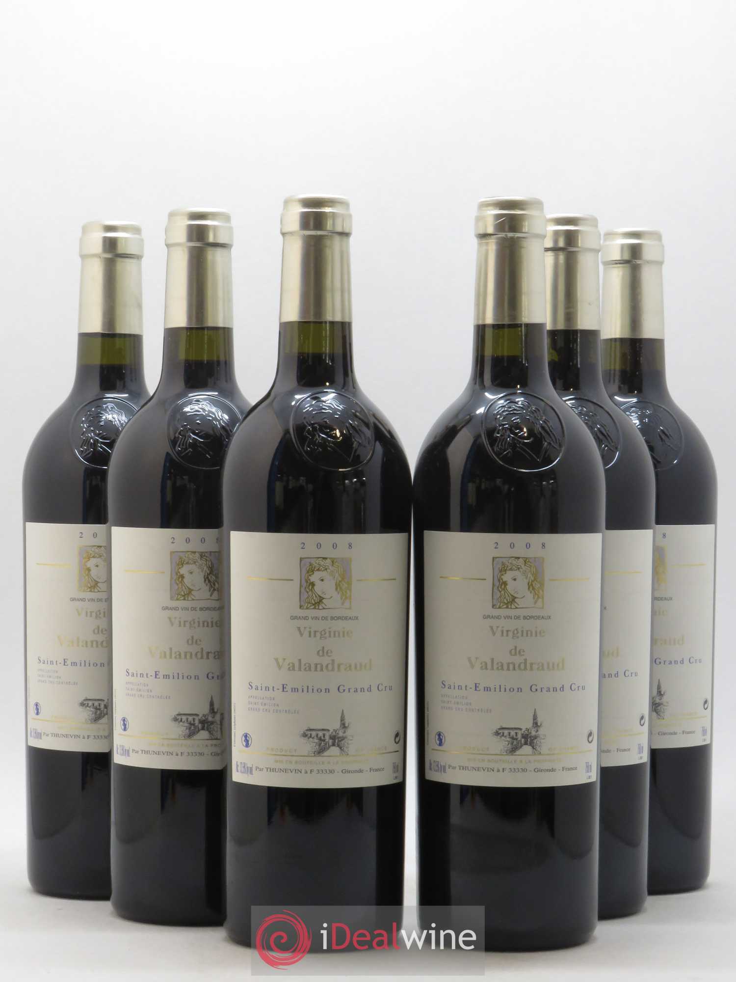 Virginie de Valandraud 2008 - Lot de 6 bouteilles - 0