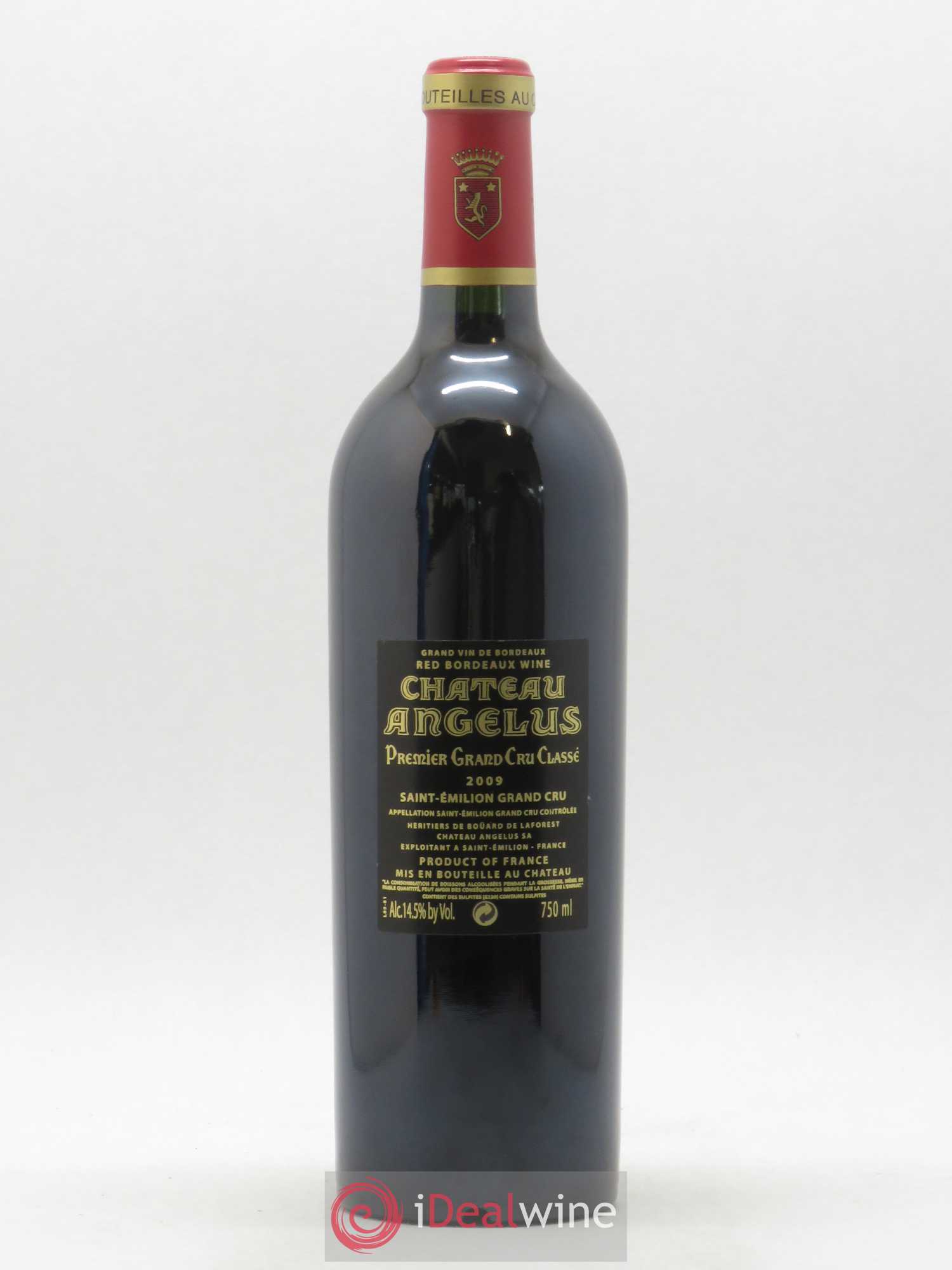 Château Angélus 1er Grand Cru Classé A 2009 - Lot de 1 bouteille - 1