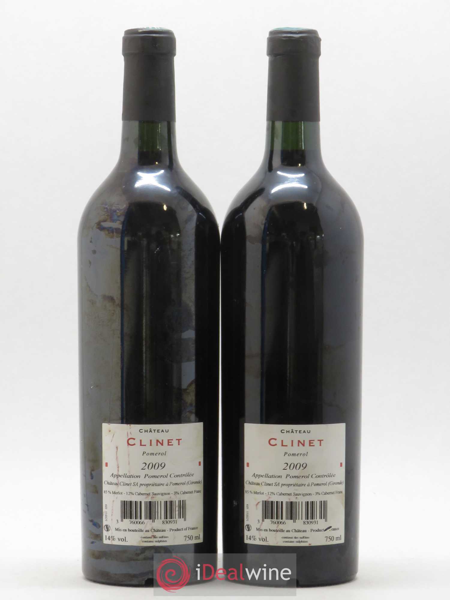 Château Clinet 2009 - Lot de 2 bouteilles - 1