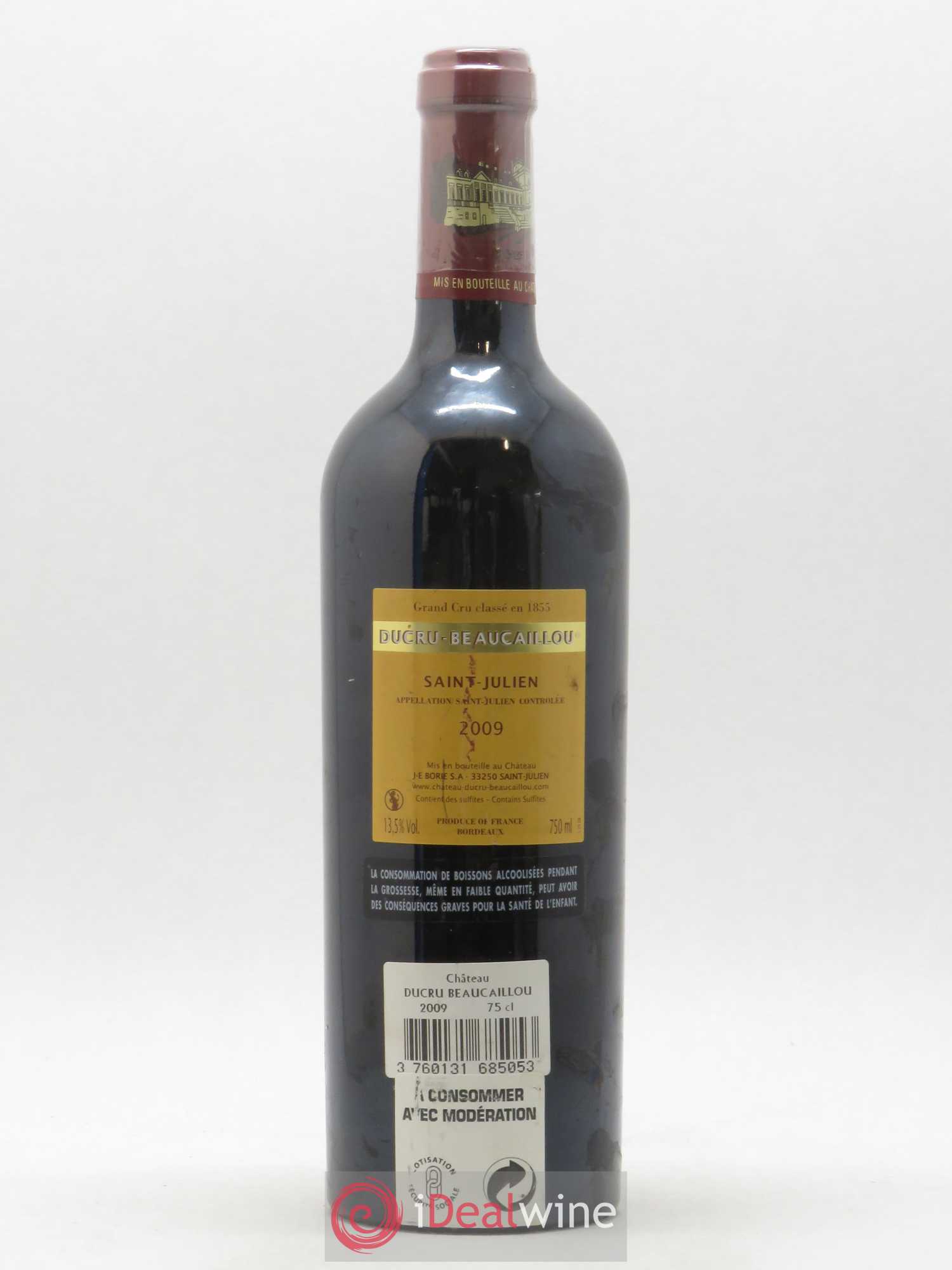 Château Ducru Beaucaillou 2ème Grand Cru Classé 2009 - Lot de 1 bouteille - 1