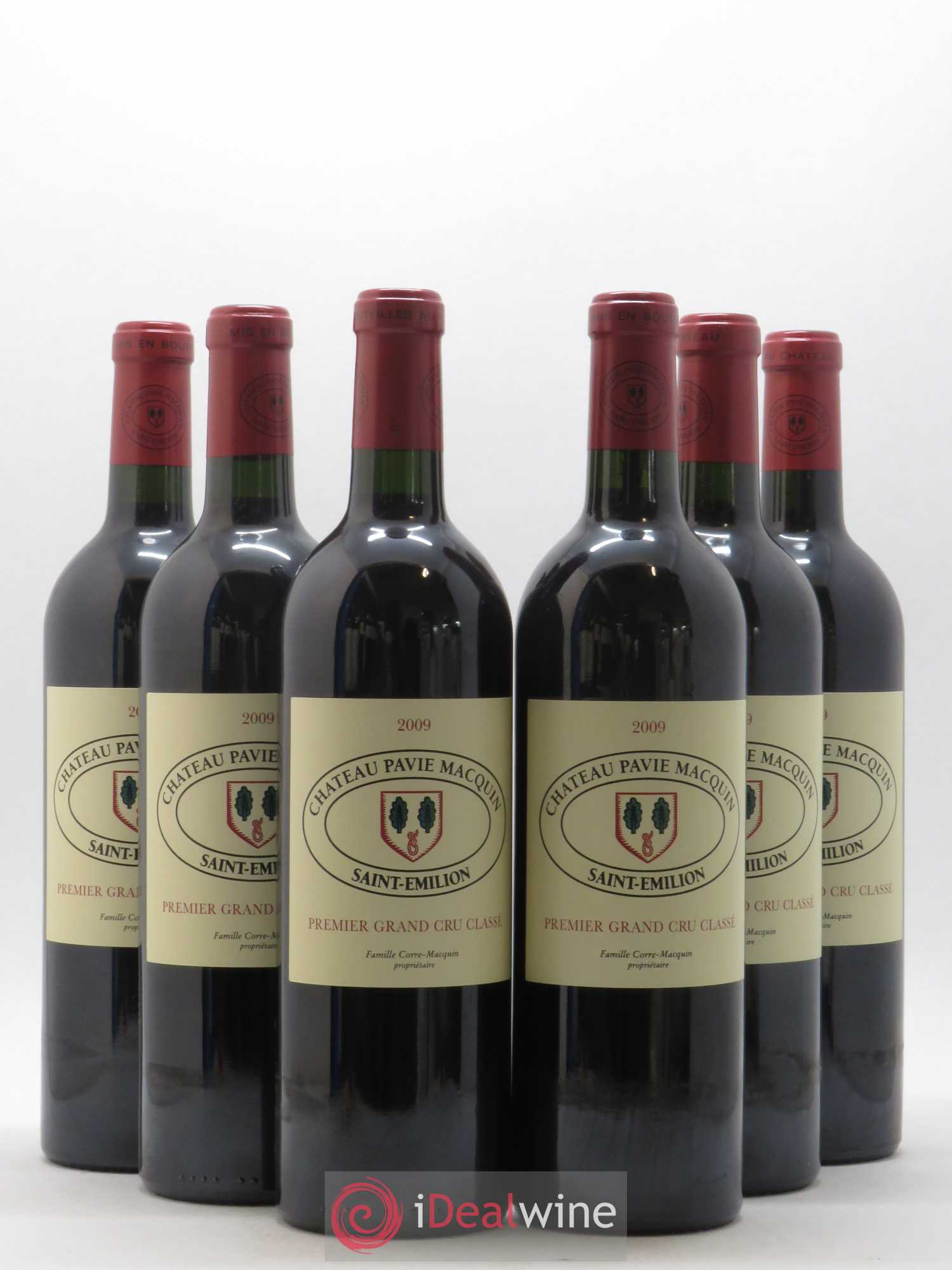 Château Pavie Macquin 1er Grand Cru Classé B 2009 - Lot de 6 bouteilles - 0