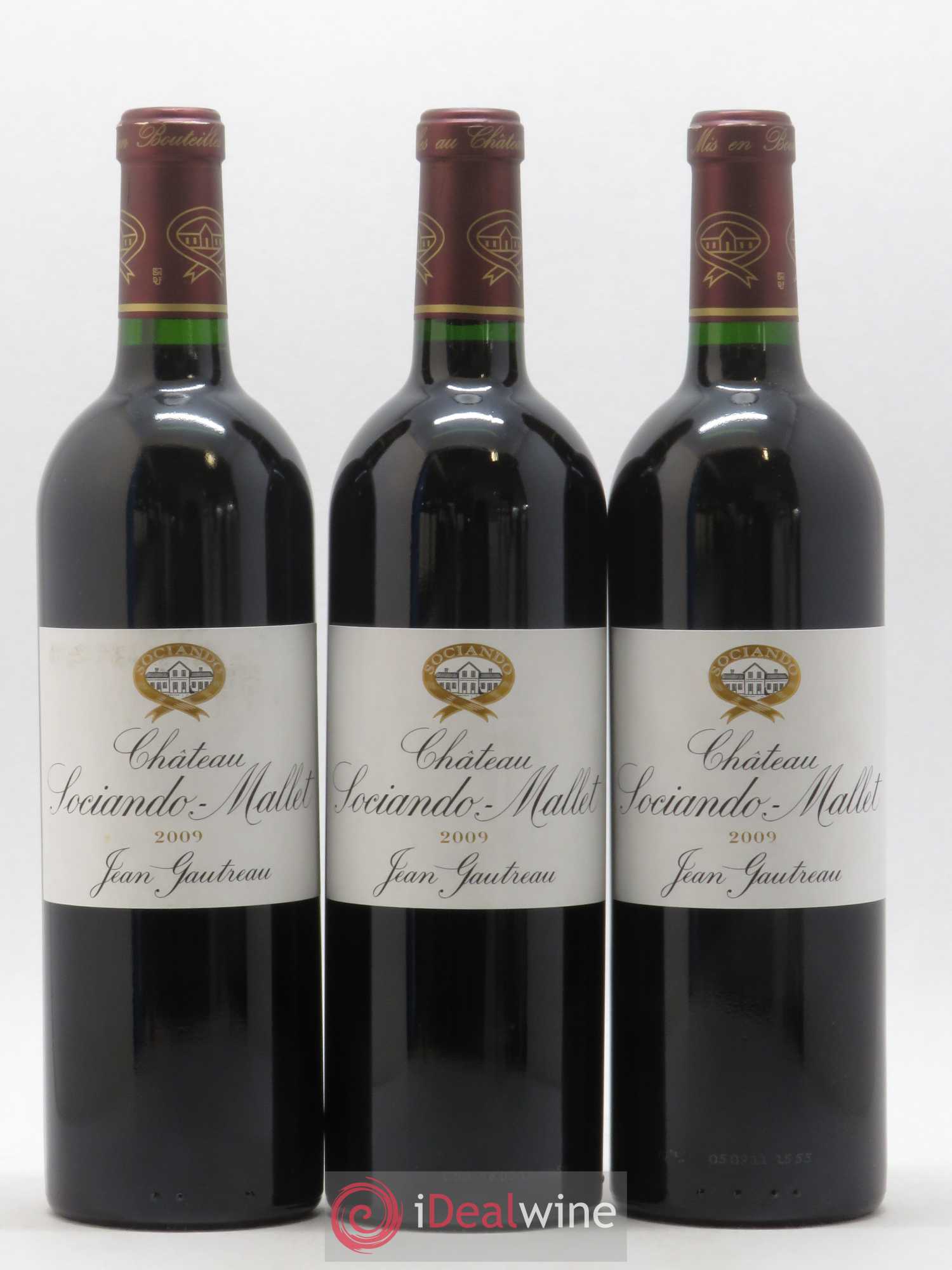 Château Sociando Mallet 2009 - Lot de 6 bouteilles - 1