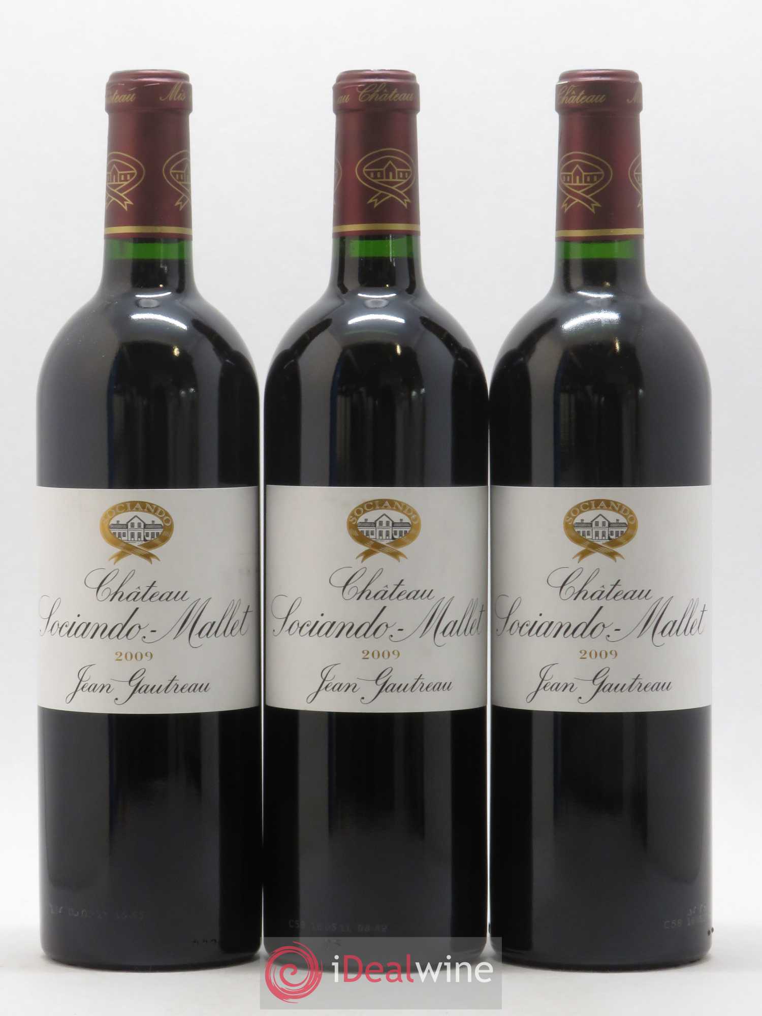 Château Sociando Mallet 2009 - Lot de 6 bouteilles - 2