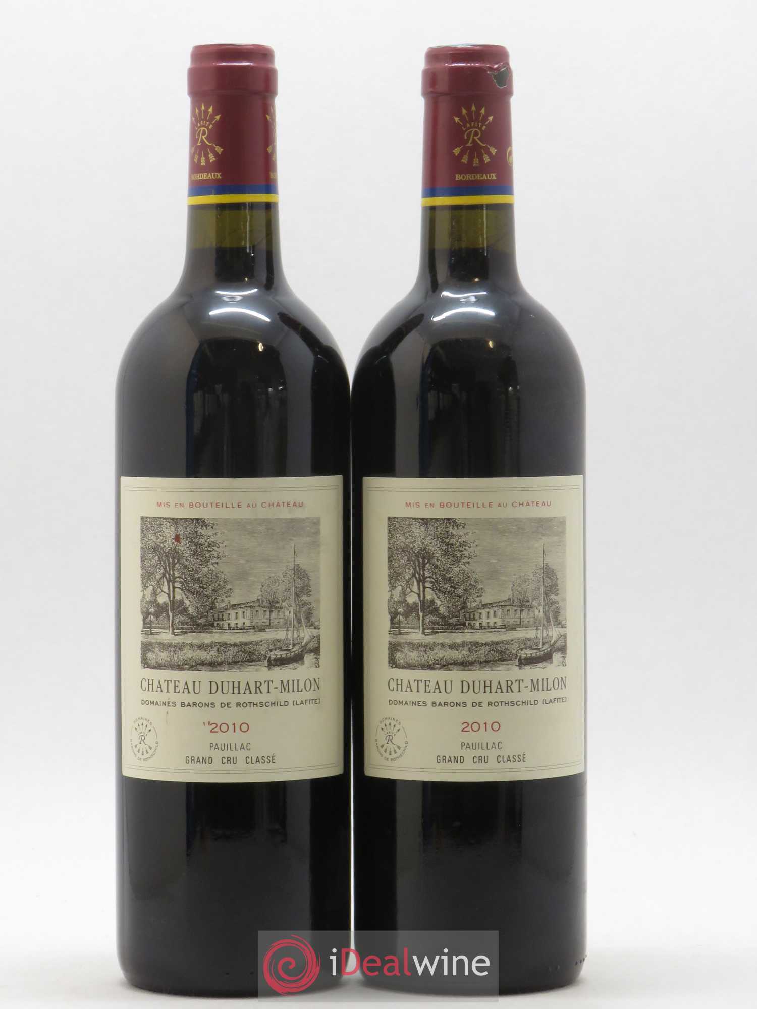 Château Duhart-Milon 4ème Grand Cru Classé 2010 - Lot de 2 bouteilles - 0