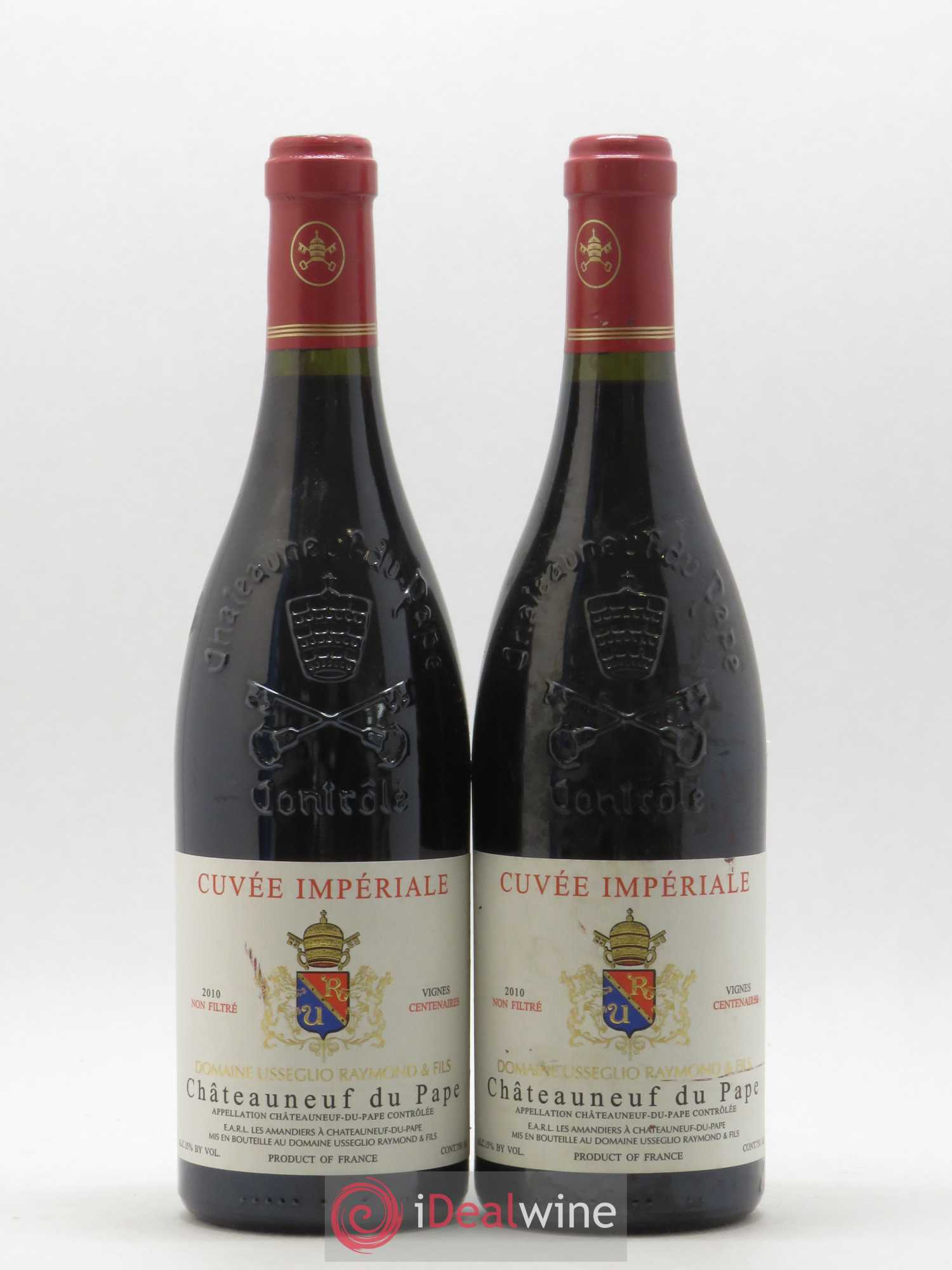 Châteauneuf-du-Pape Cuvée Impériale Raymond Usseglio & Fils (Domaine) 2010 - Lot de 2 bouteilles - 0