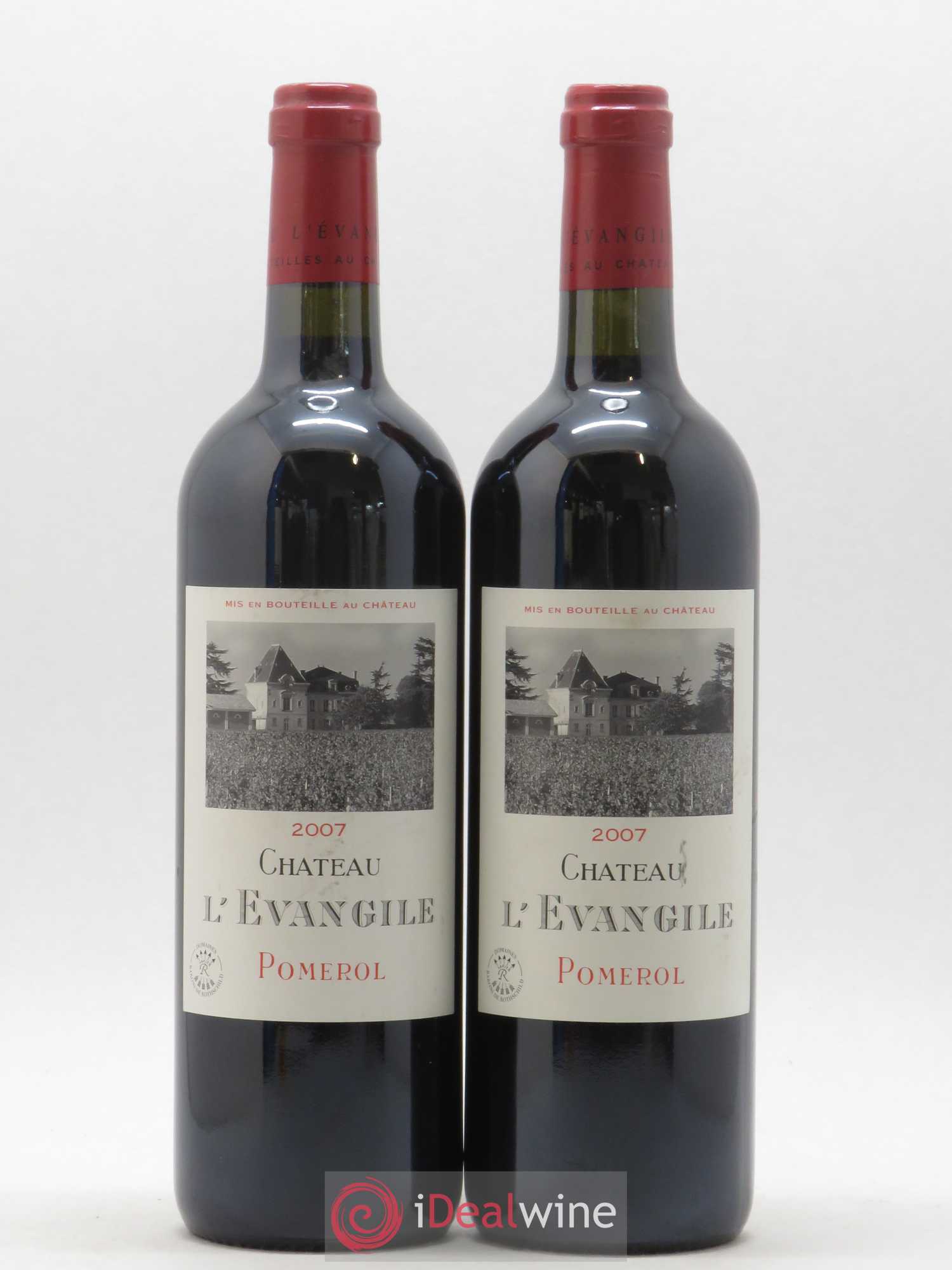 Château l' Évangile 2007 - Lot de 2 bouteilles - 0