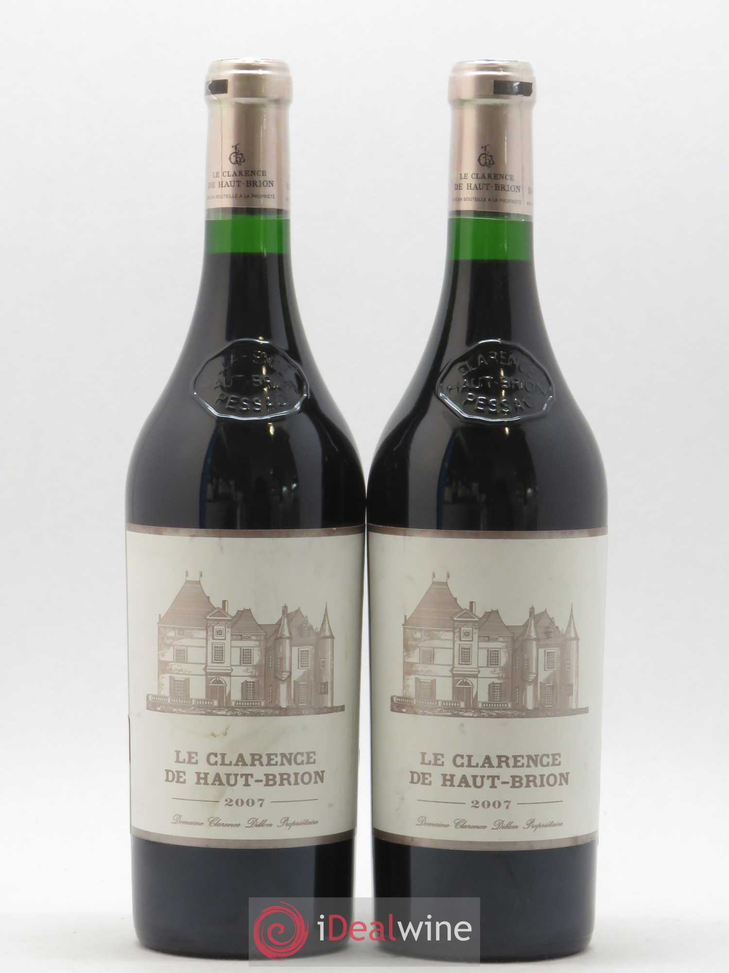 Clarence (Bahans) de Haut-Brion Second Vin 2007 - Lot de 2 bouteilles - 0