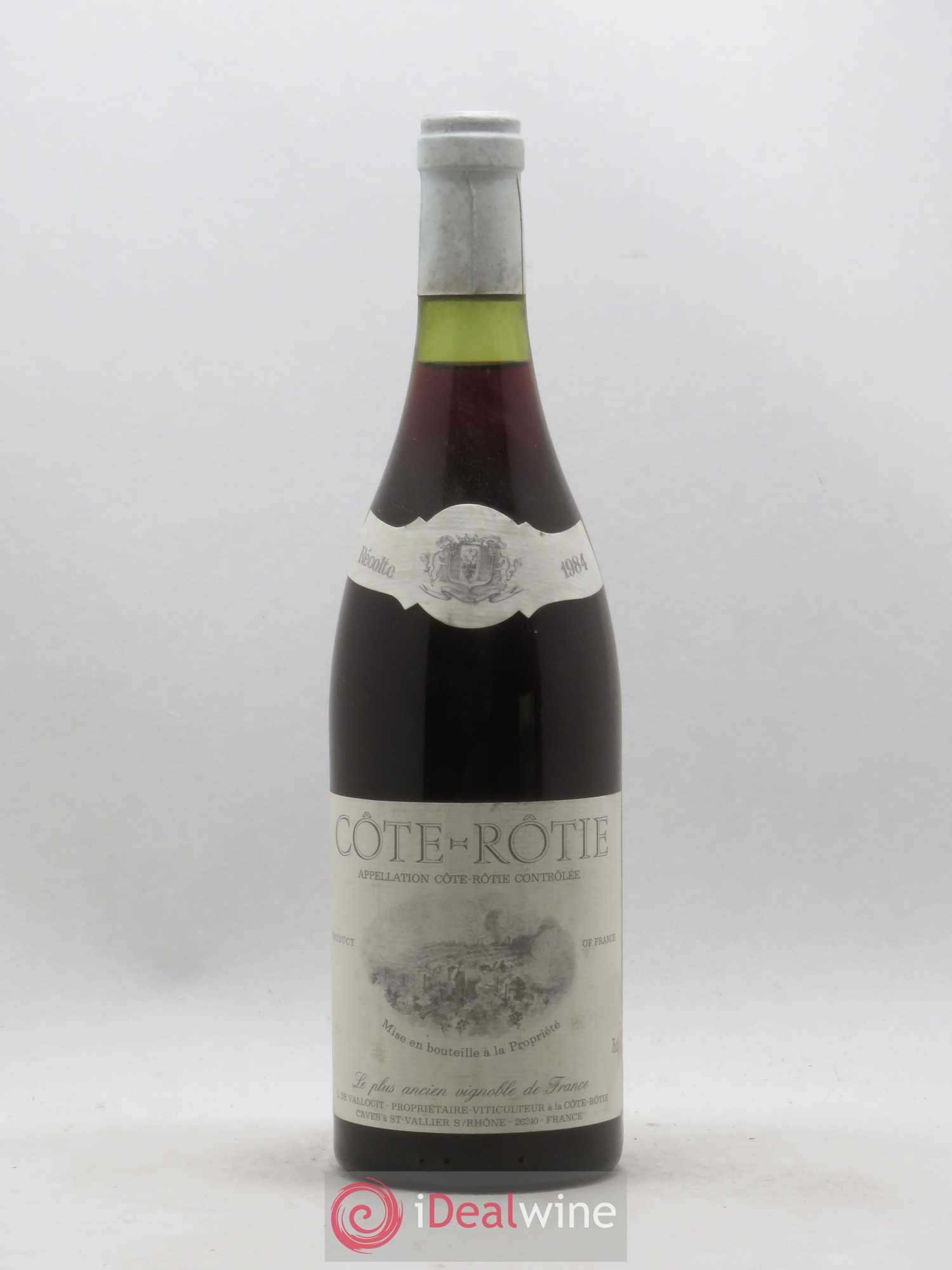 Côte-Rôtie Domaine de Vallouit 1984 - Lot de 1 bouteille - 0