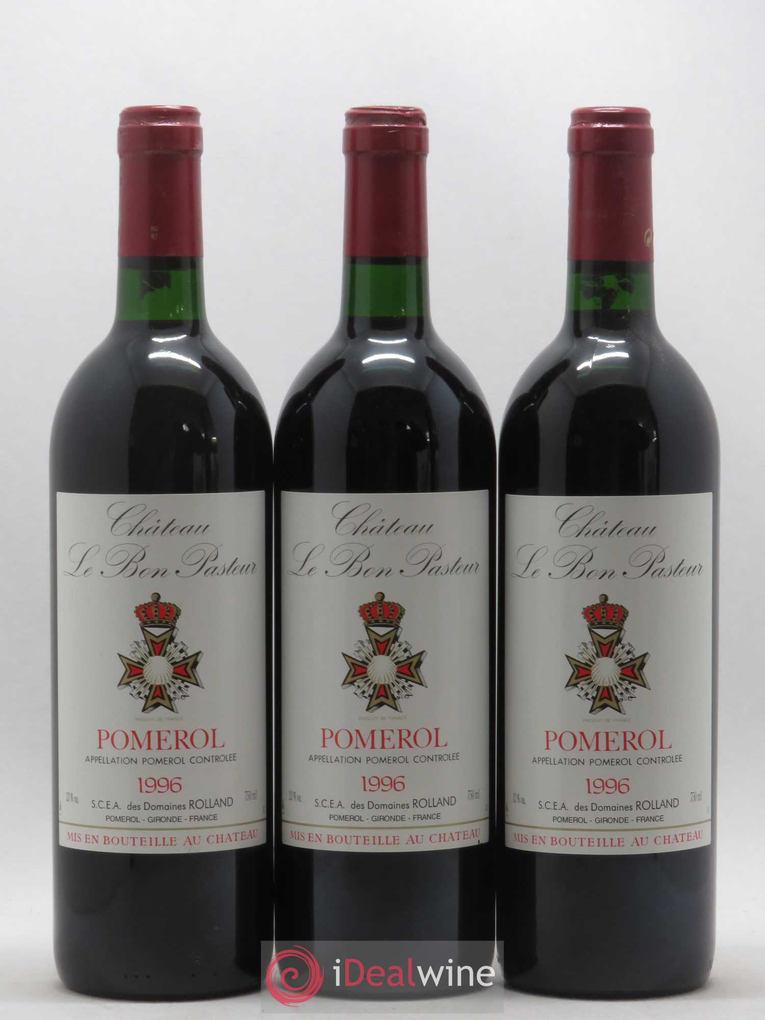 Château le Bon Pasteur 1996 - Lot de 12 bouteilles - 1