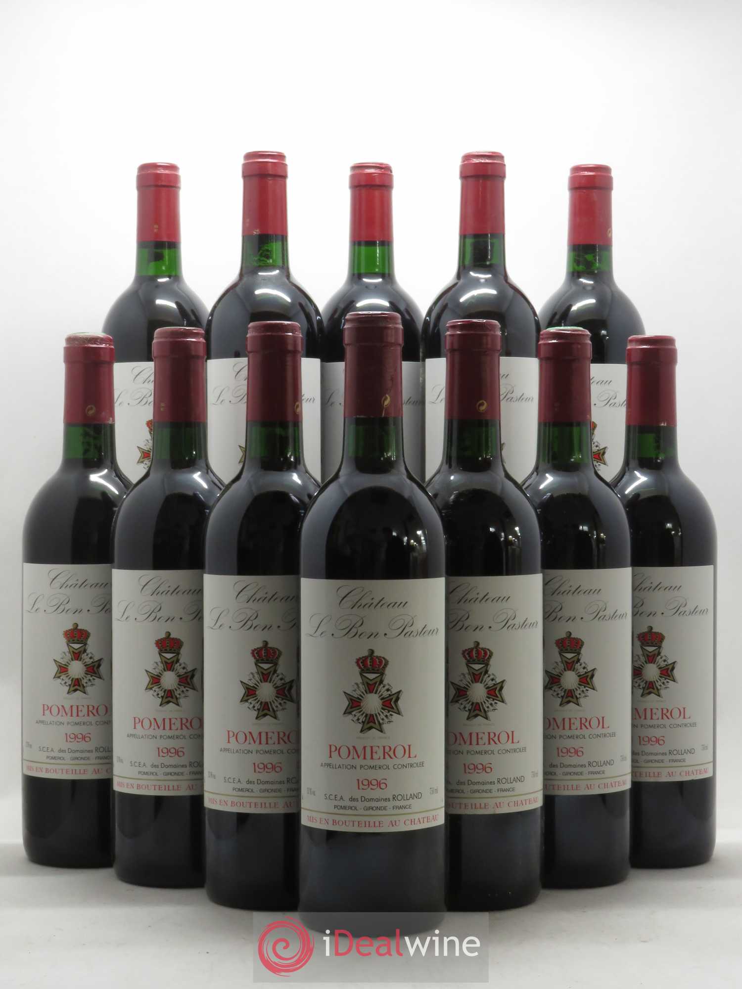 Château le Bon Pasteur 1996 - Lot de 12 bouteilles - 0