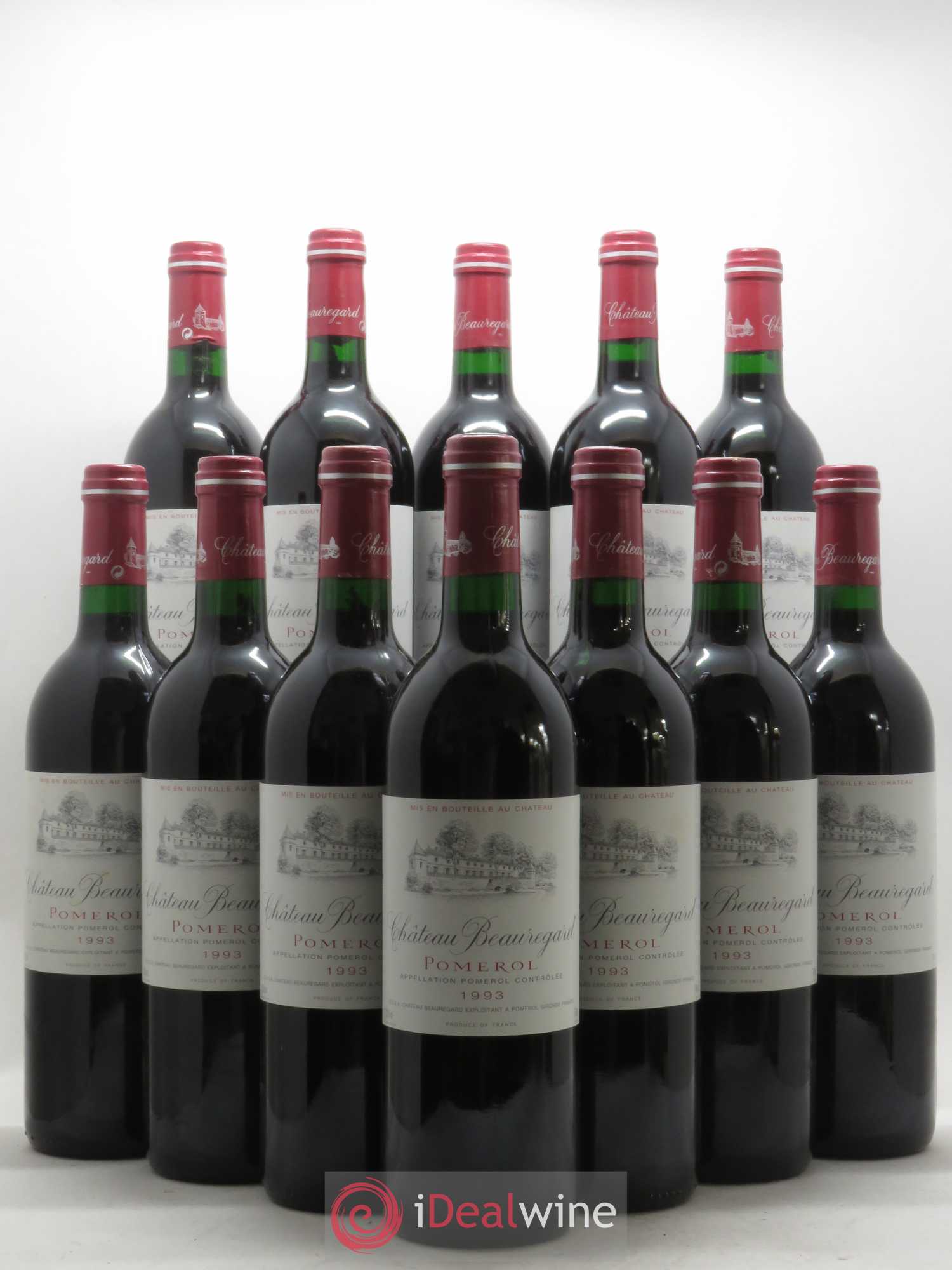 Château Beauregard 1993 - Lot de 12 bouteilles - 0