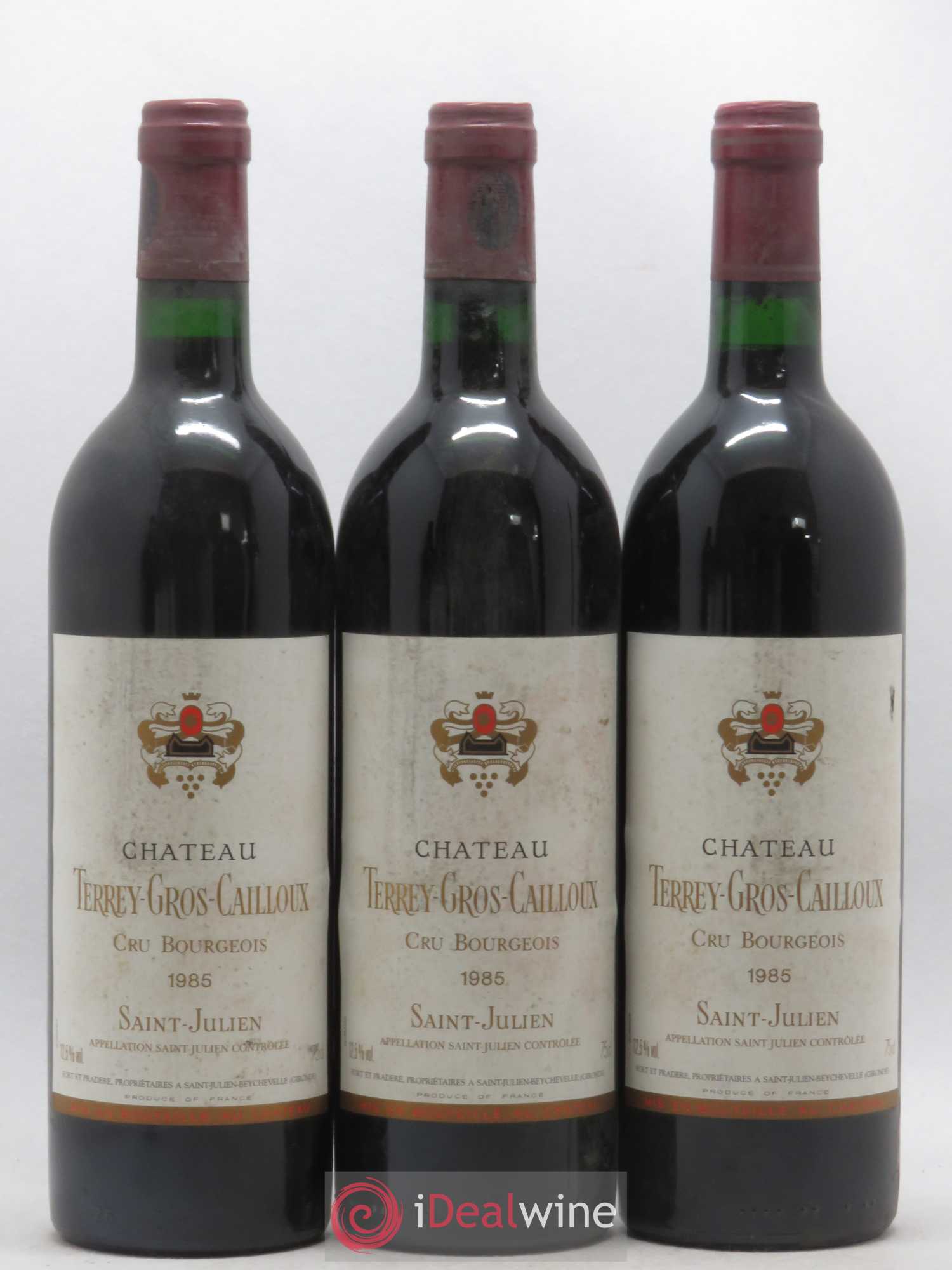Château Terrey Gros Cailloux Cru Bourgeois 1985 - Lot de 6 bouteilles - 2
