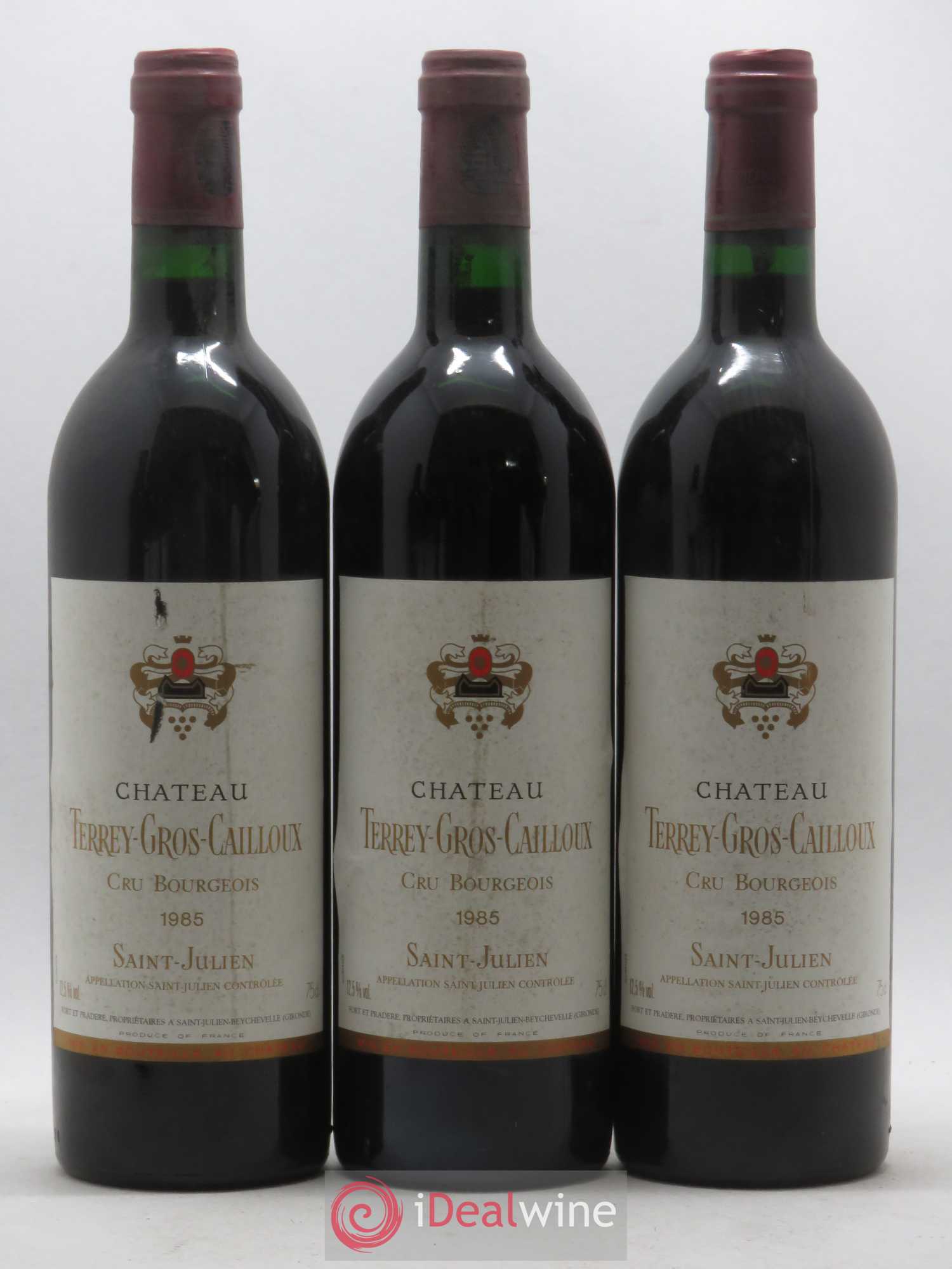 Château Terrey Gros Cailloux Cru Bourgeois 1985 - Lot de 12 bouteilles - 2