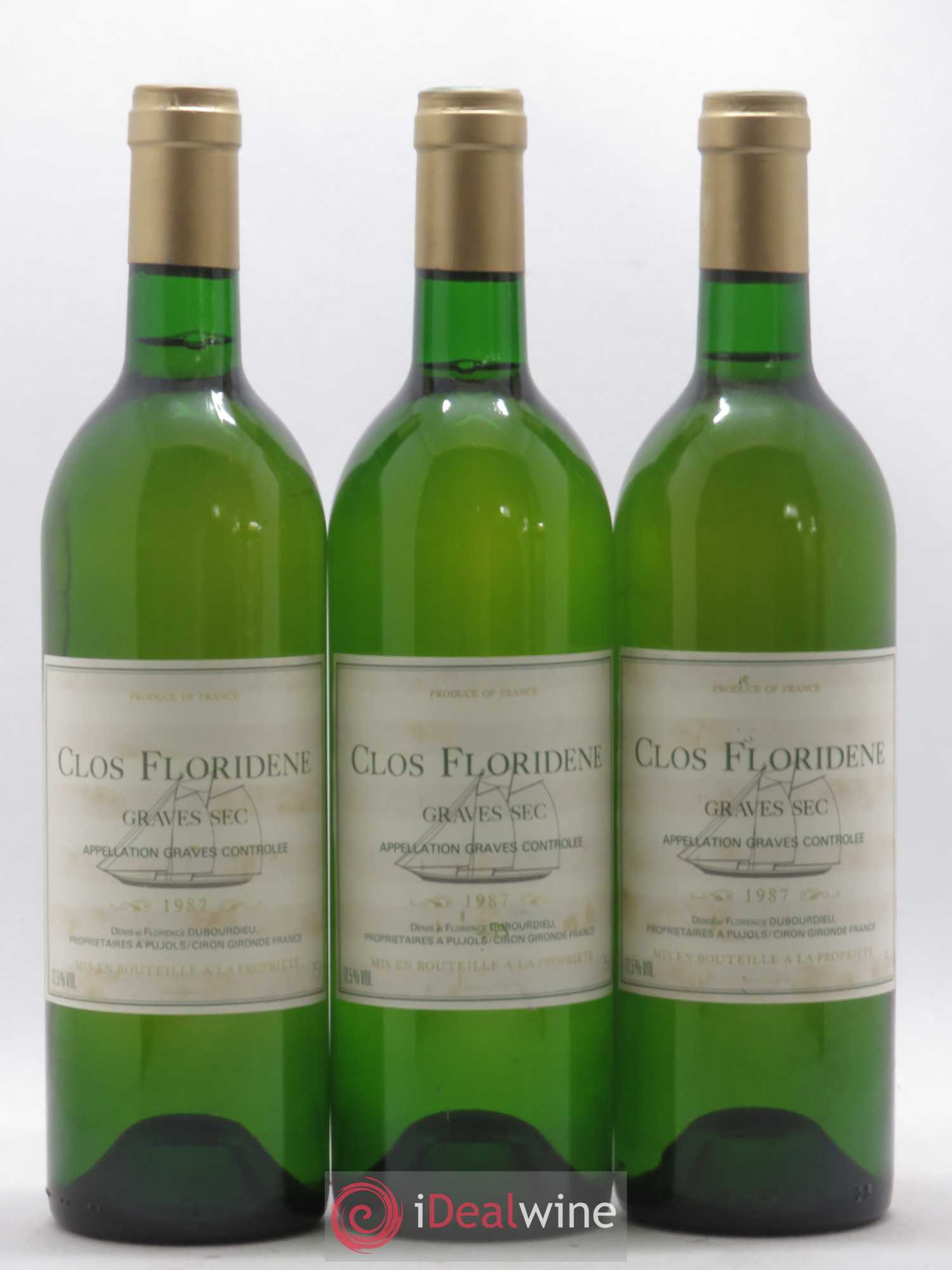 Clos Floridène 1987 - Lot de 12 bouteilles - 3