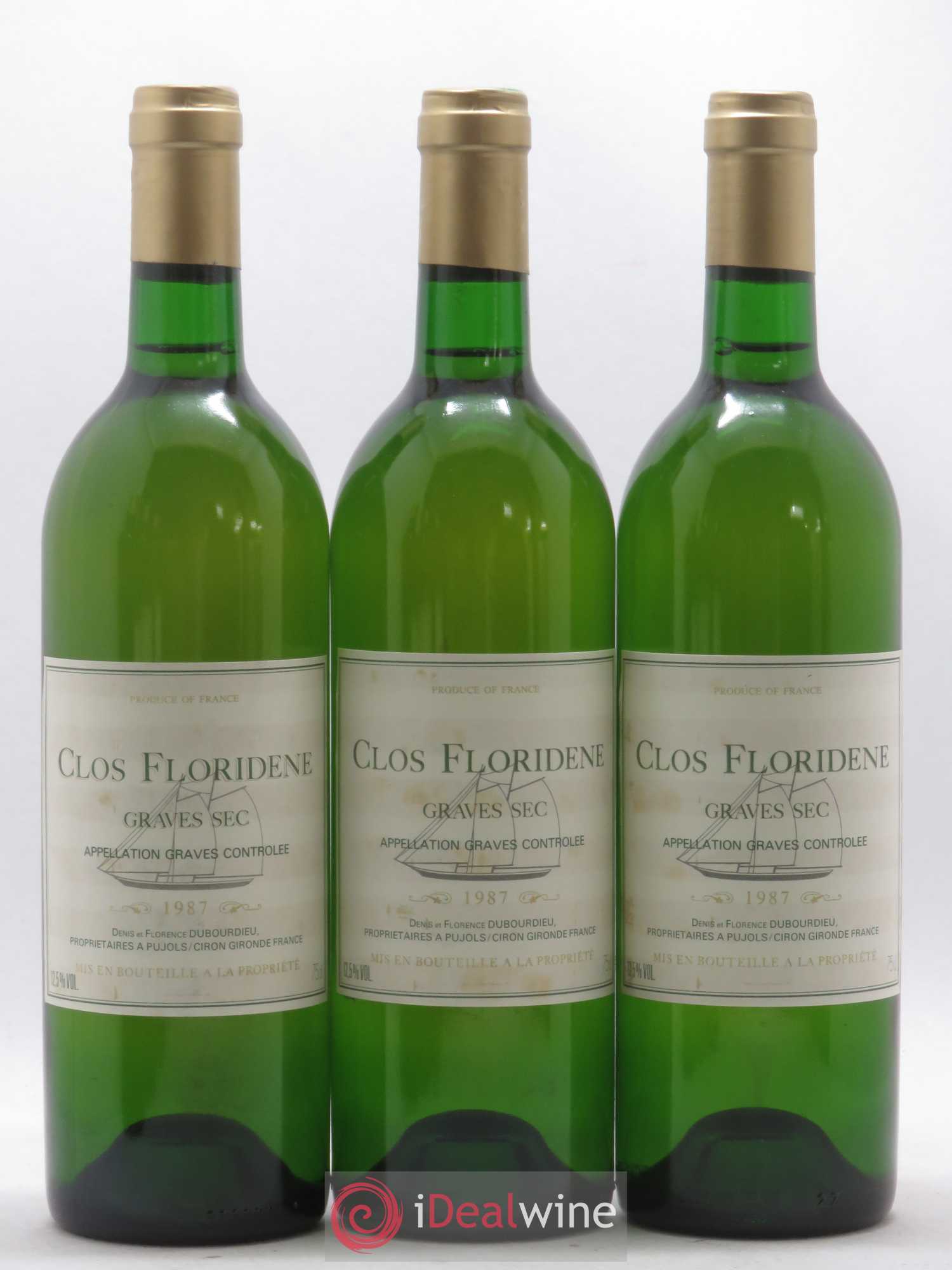 Clos Floridène 1987 - Lot de 12 bouteilles - 4