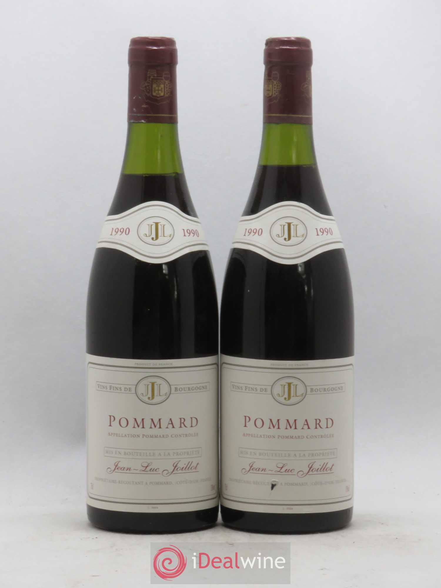 Pommard Jean-Luc Joillot 1990 - Lot de 2 bouteilles - 0