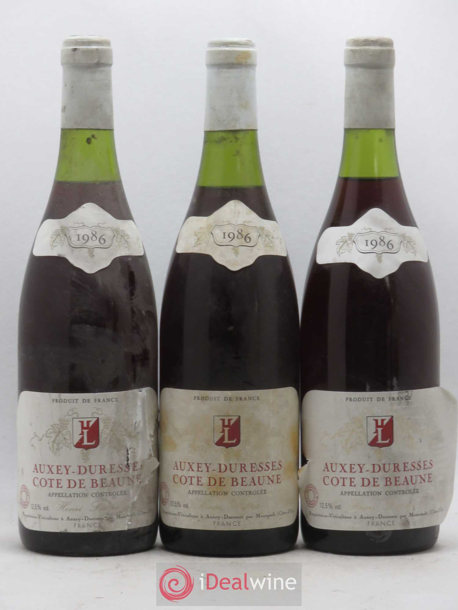 Côte de Beaune Henri Latour 1986 - Posten von 3 Flaschen - 0