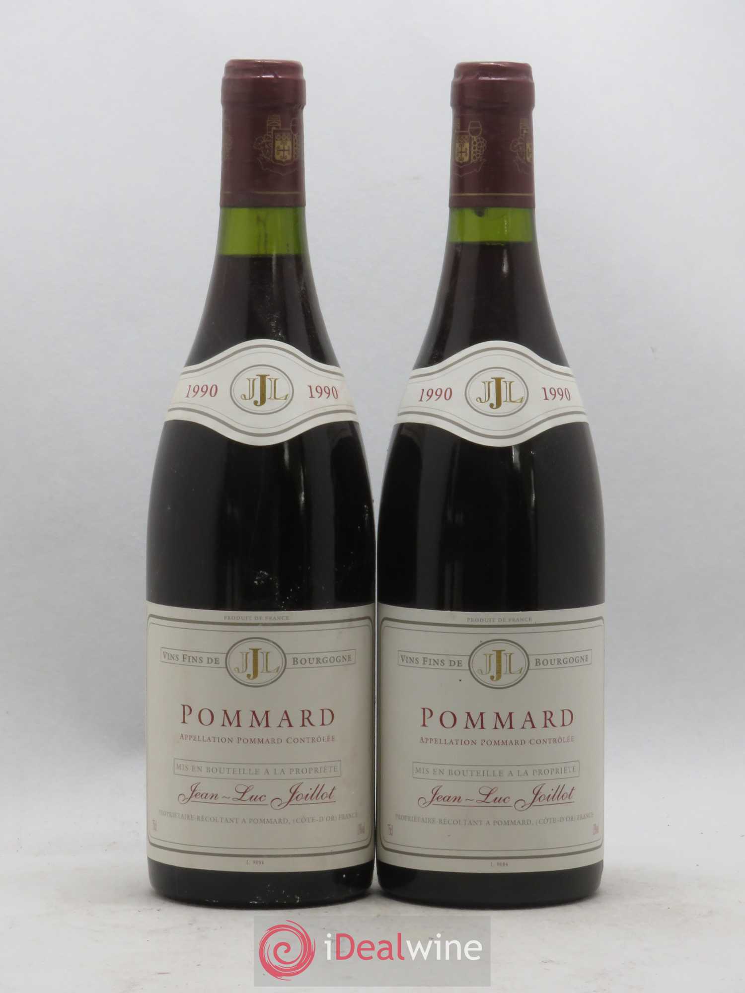 Pommard Jean-Luc Joillot 1990 - Lot de 2 bouteilles - 0