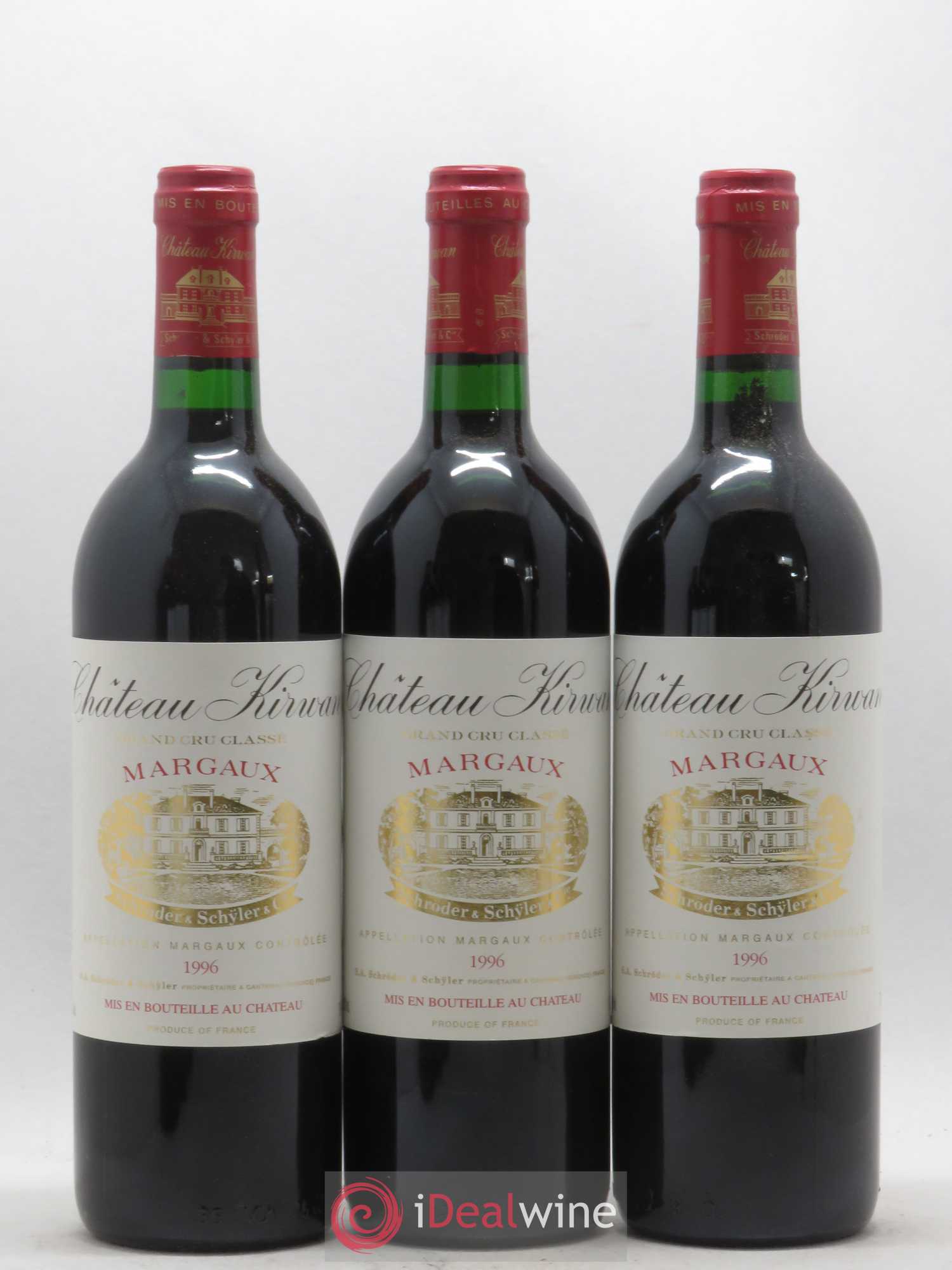 Château Kirwan 3ème Grand Cru Classé 1996 - Lot de 12 bouteilles - 2