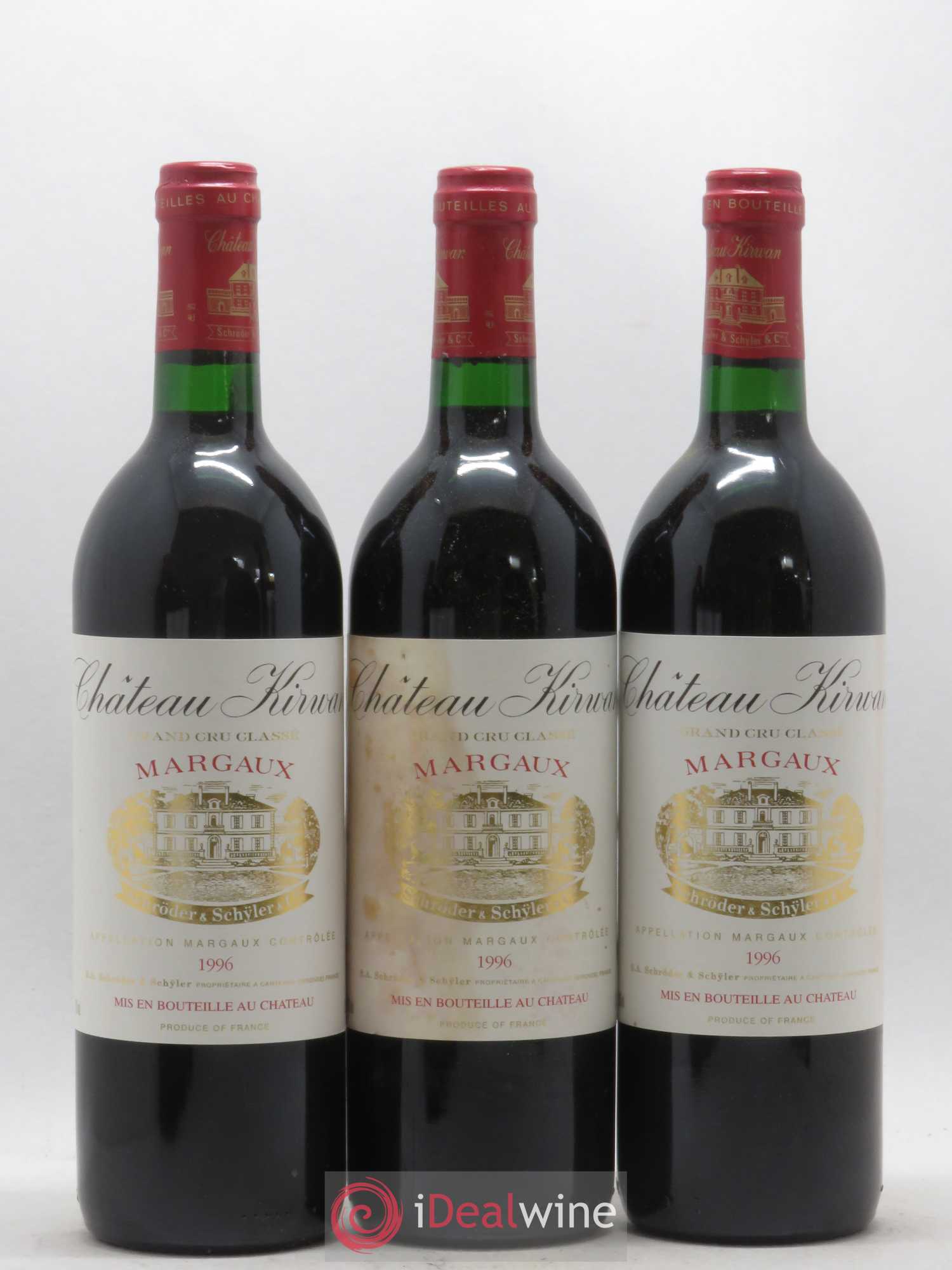 Château Kirwan 3ème Grand Cru Classé 1996 - Lot de 12 bouteilles - 4