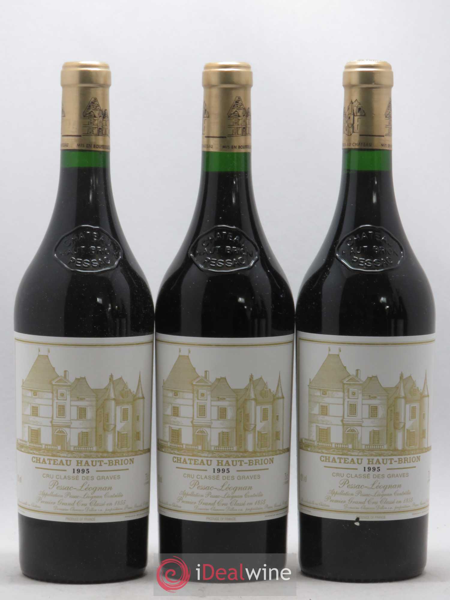 Château Haut Brion 1er Grand Cru Classé 1995 - Lot de 6 bouteilles - 1
