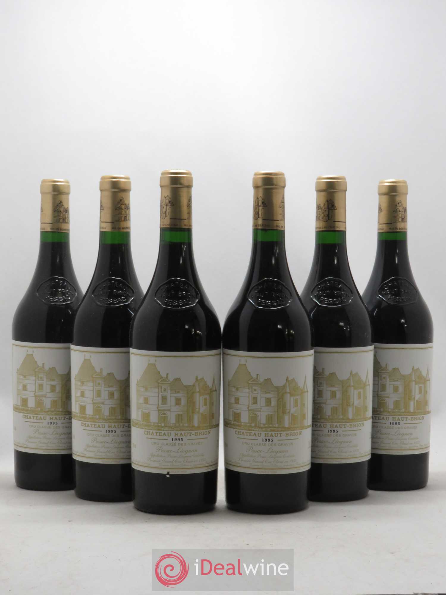 Château Haut Brion 1er Grand Cru Classé 1995 - Lot de 6 bouteilles - 0