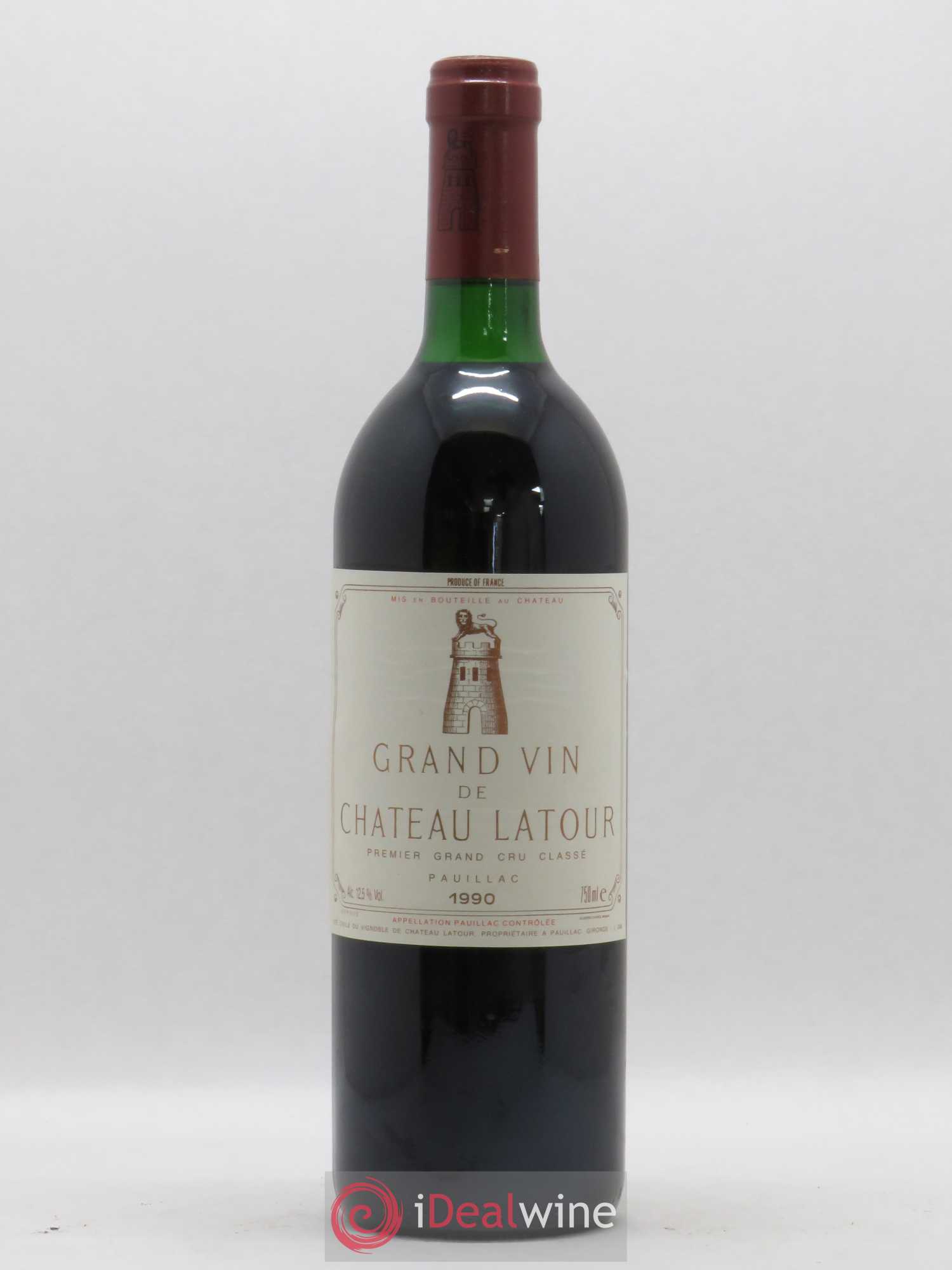 Château Latour 1er Grand Cru Classé 1990 - Lot de 1 bouteille - 0