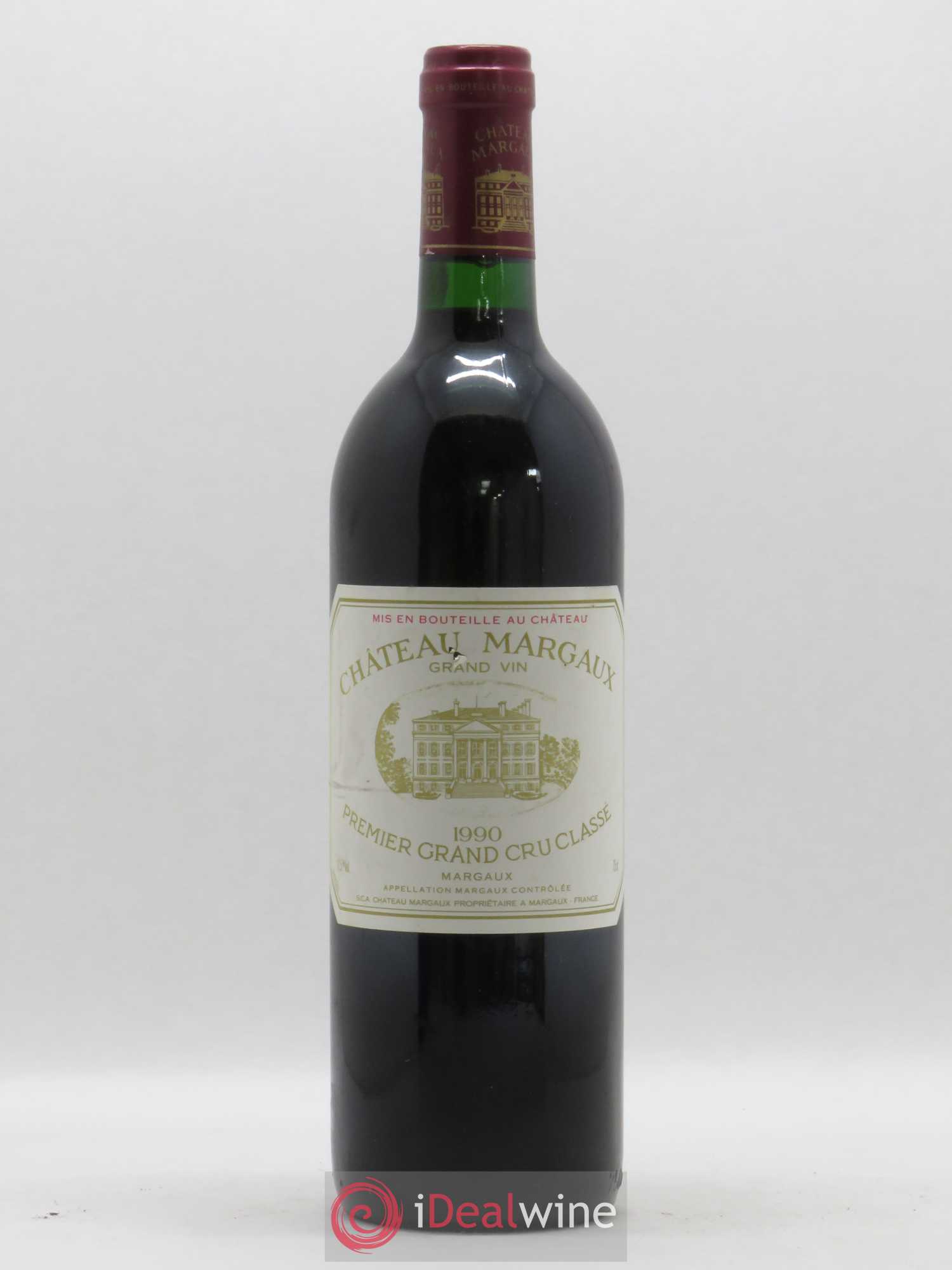 Château Margaux 1er Grand Cru Classé 1990 - Lot de 1 bouteille - 0