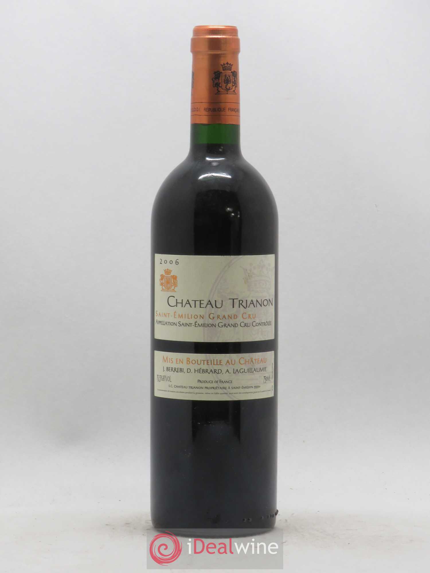 Château Trianon 2006 - Posten von 1 Flasche - 0