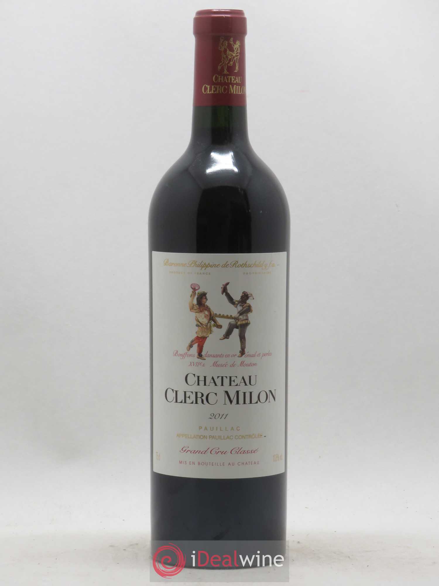 Château Clerc Milon 5ème Grand Cru Classé 2011 - Lot de 1 bouteille - 0