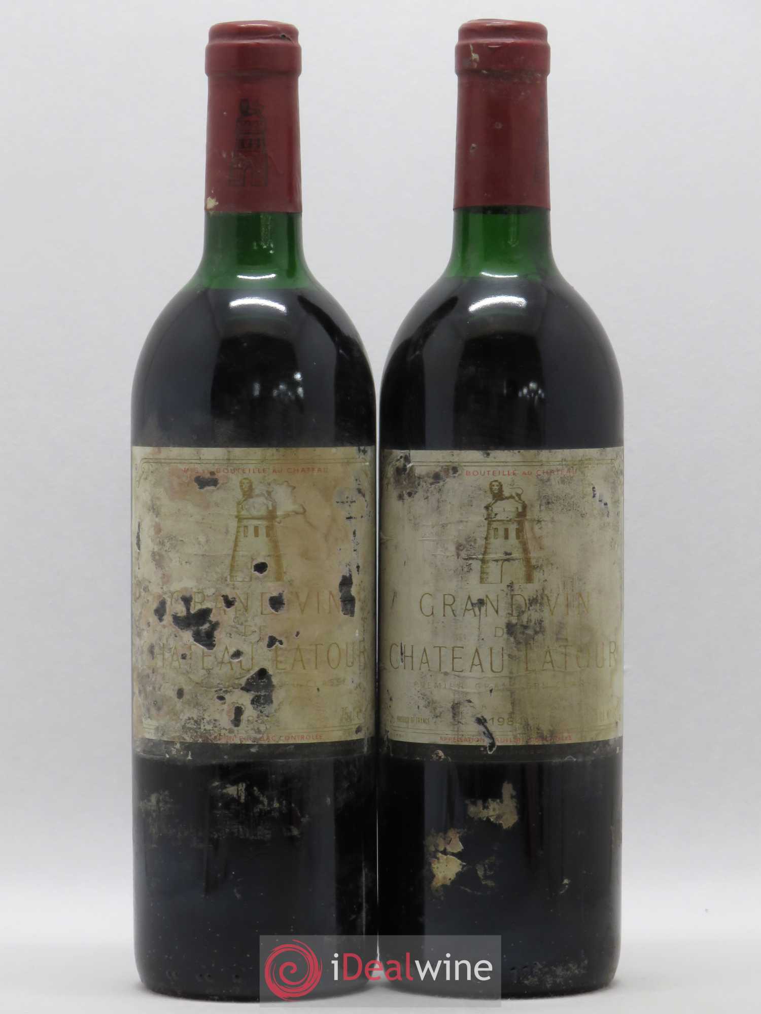 Château Latour 1er Grand Cru Classé 1984 - Lot de 2 bouteilles - 0