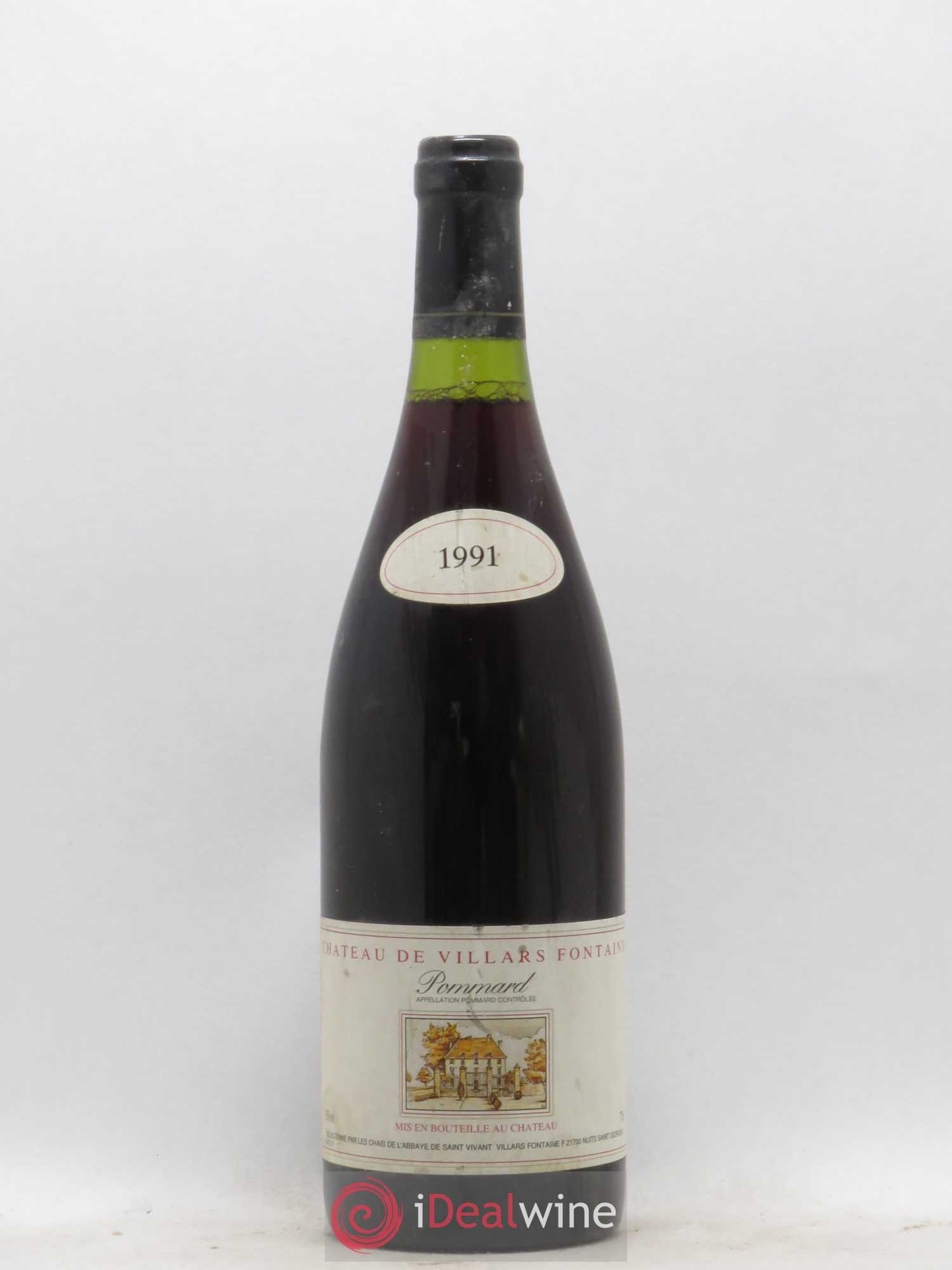 Pommard Château de Villars Fontaine 1991 - Posten von 1 Flasche - 0